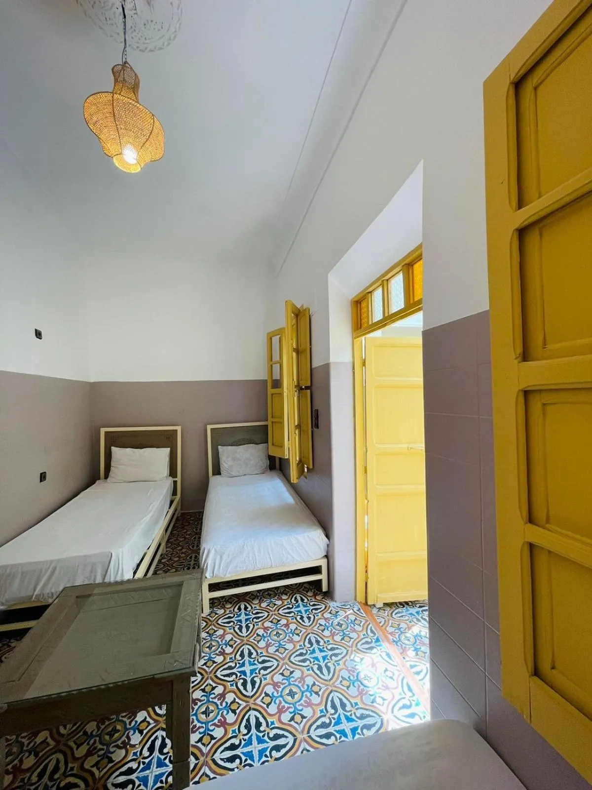 Photo of the whole room, Bed in The Madrassa Hostel