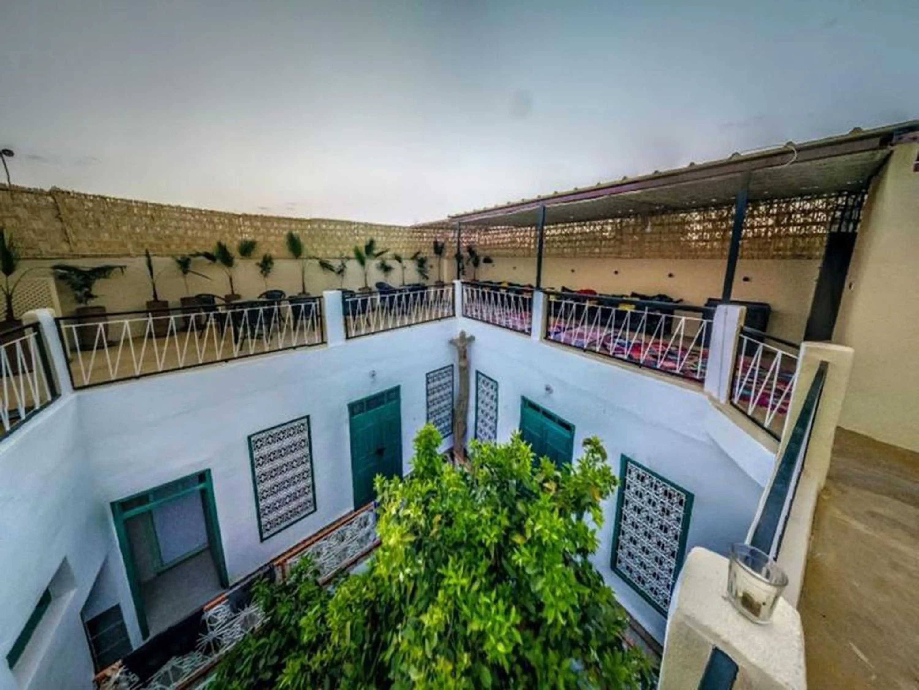Balcony/Terrace in The Madrassa Hostel
