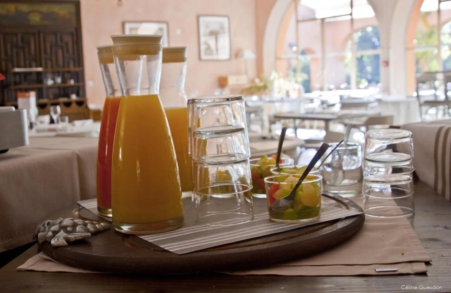 Continental breakfast in Hôtel Chantaco Golf & Wellness