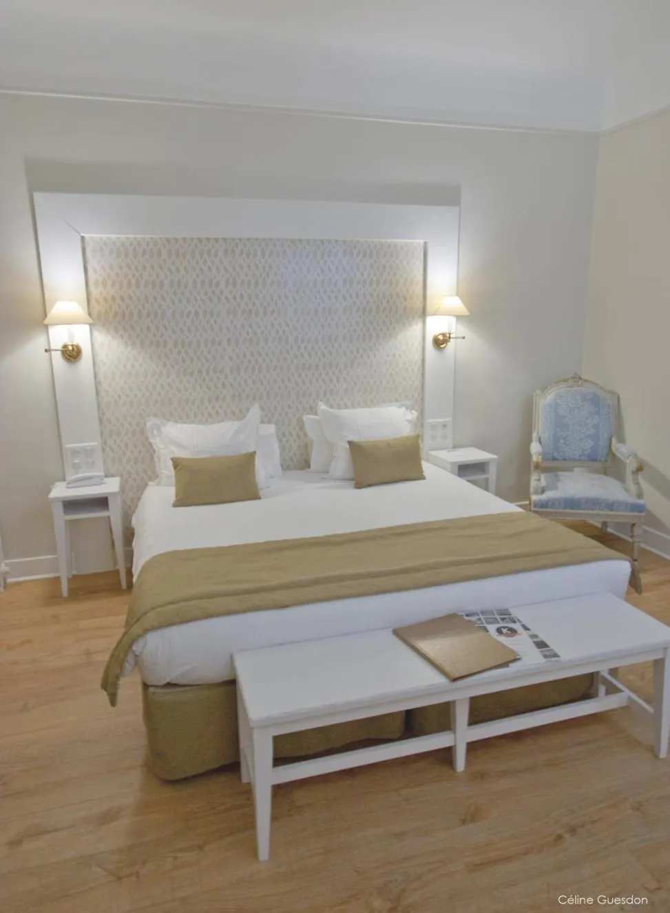 Bed in Hôtel Chantaco Golf & Wellness