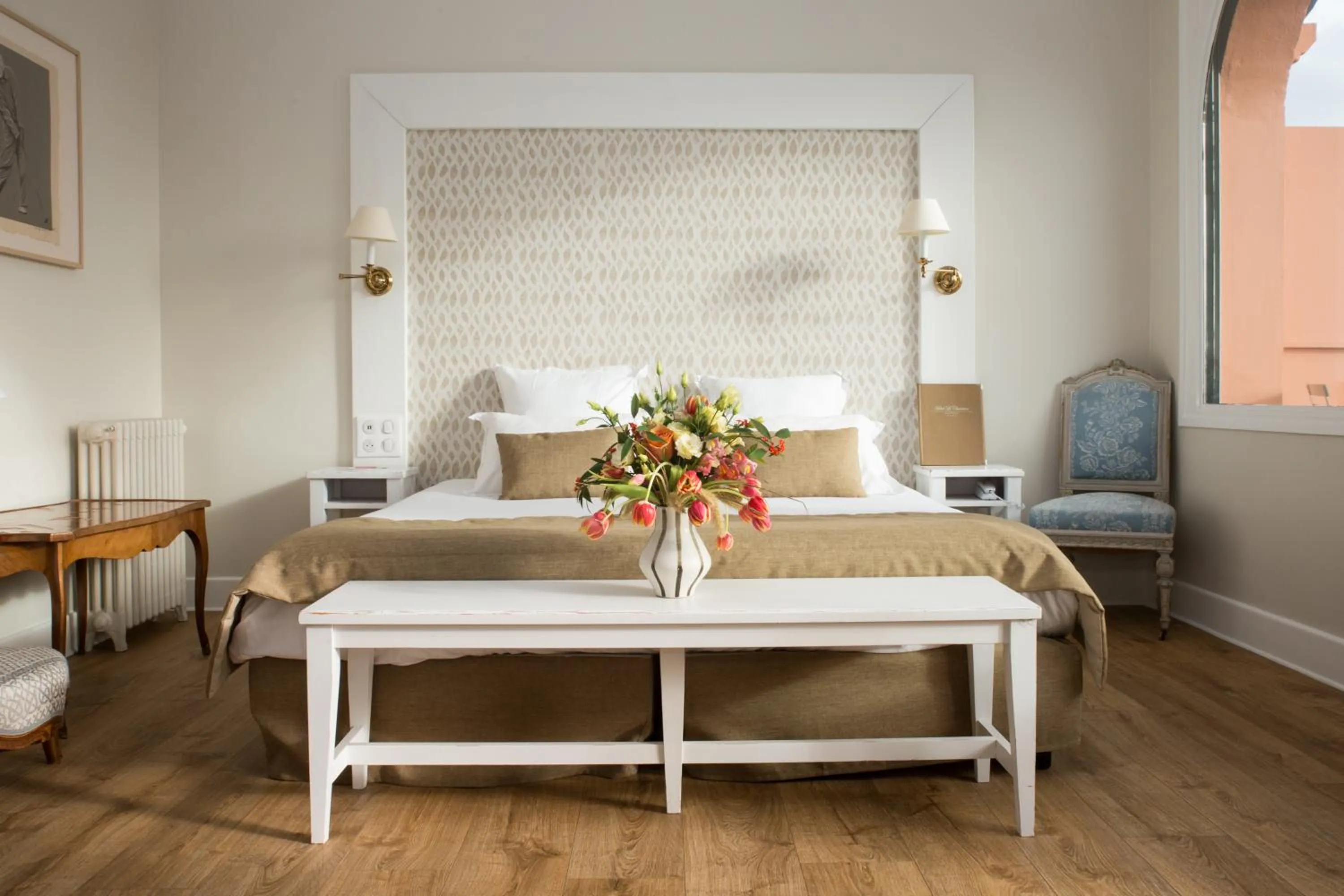 Bed in Hôtel Chantaco Golf & Wellness