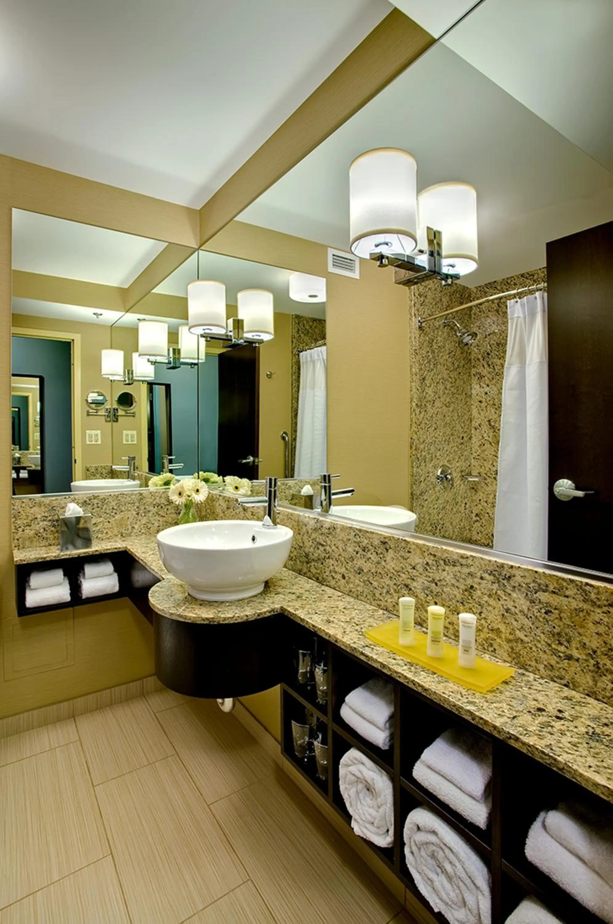 Bathroom in Crowne Plaza Chicago O'Hare Hotel & Conference Center by IHG