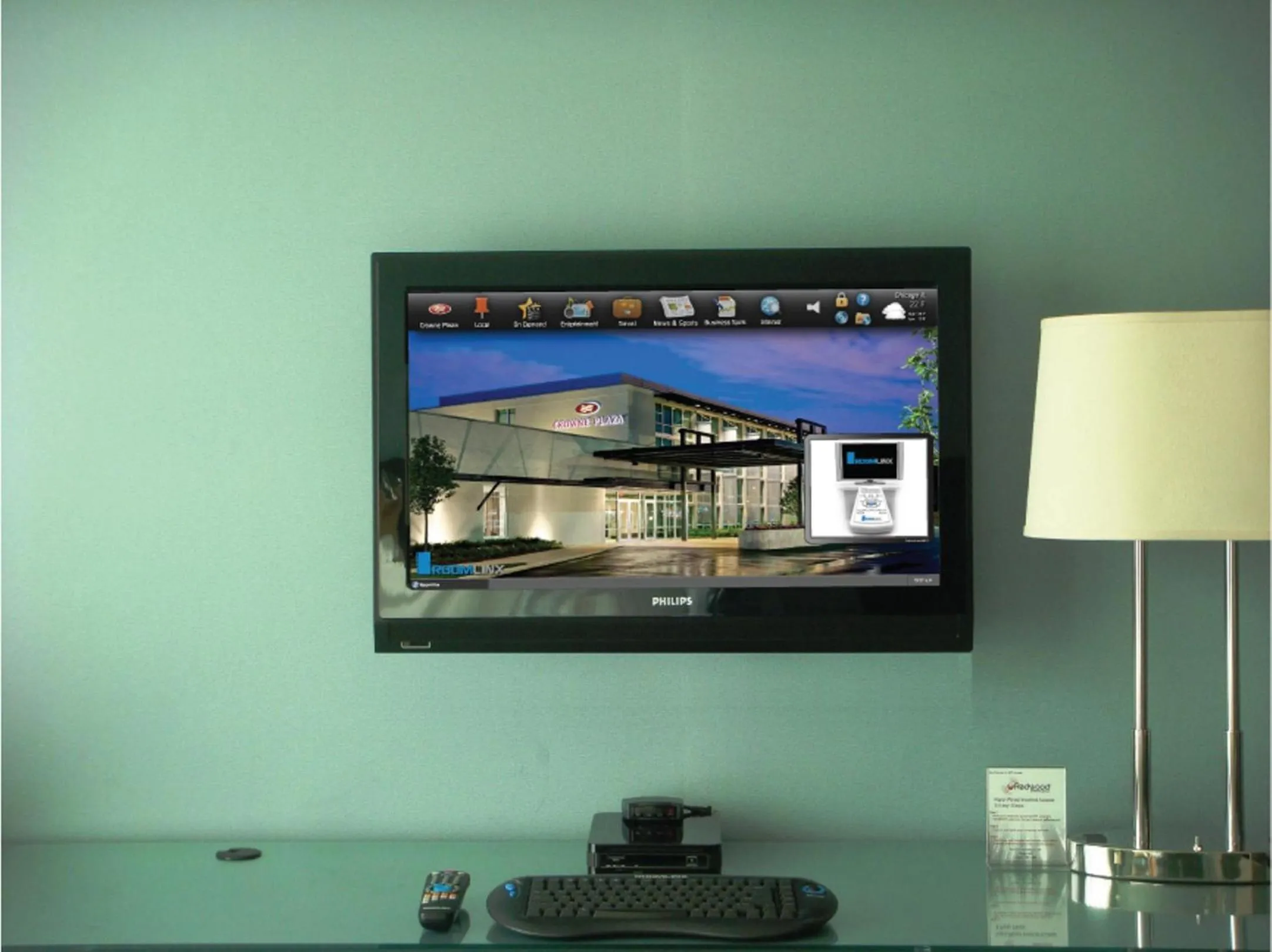 TV and multimedia in Crowne Plaza Chicago O'Hare Hotel & Conference Center by IHG