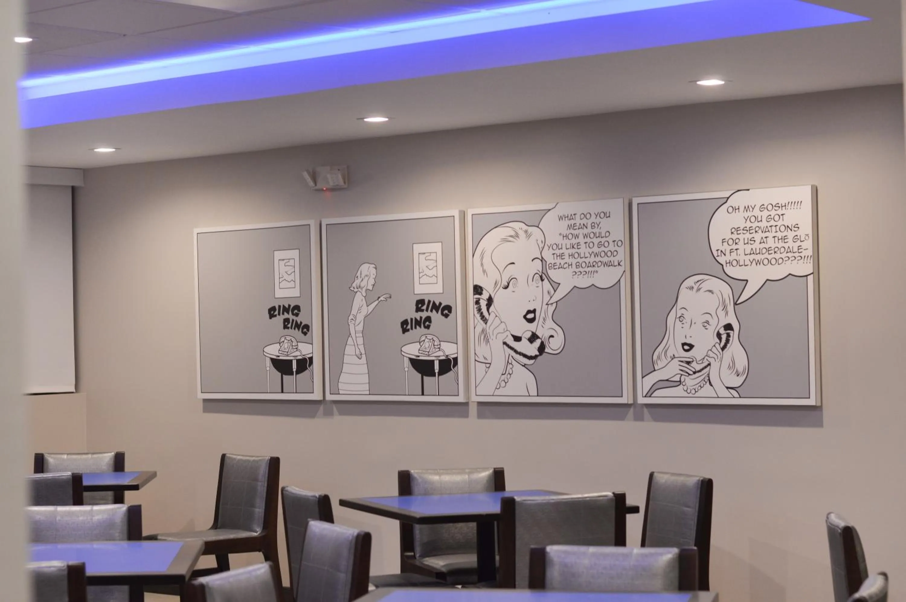 Communal lounge/ TV room in Best Western Plus Ft Lauderdale Hollywood Airport Hotel