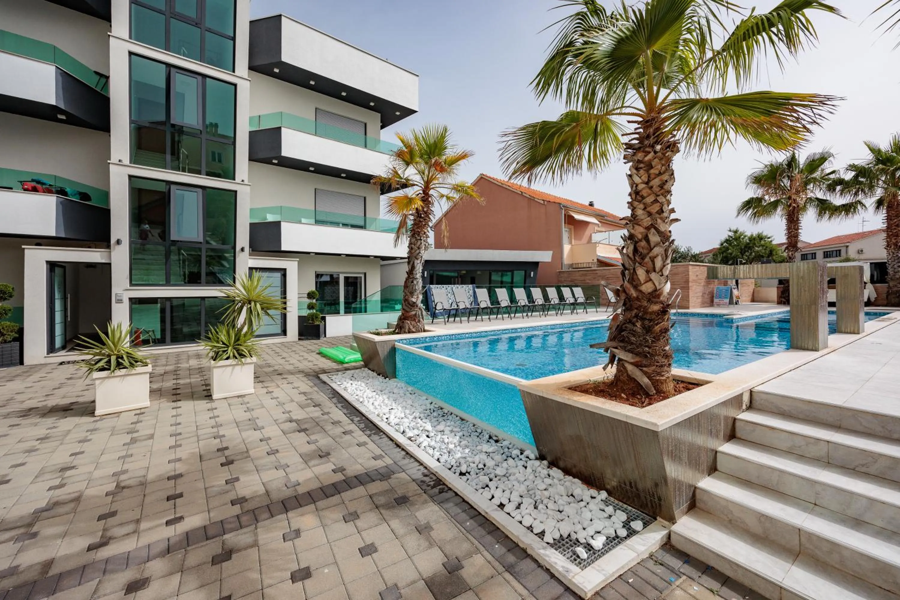 Swimming pool in Boutique Apartments Ad Astra