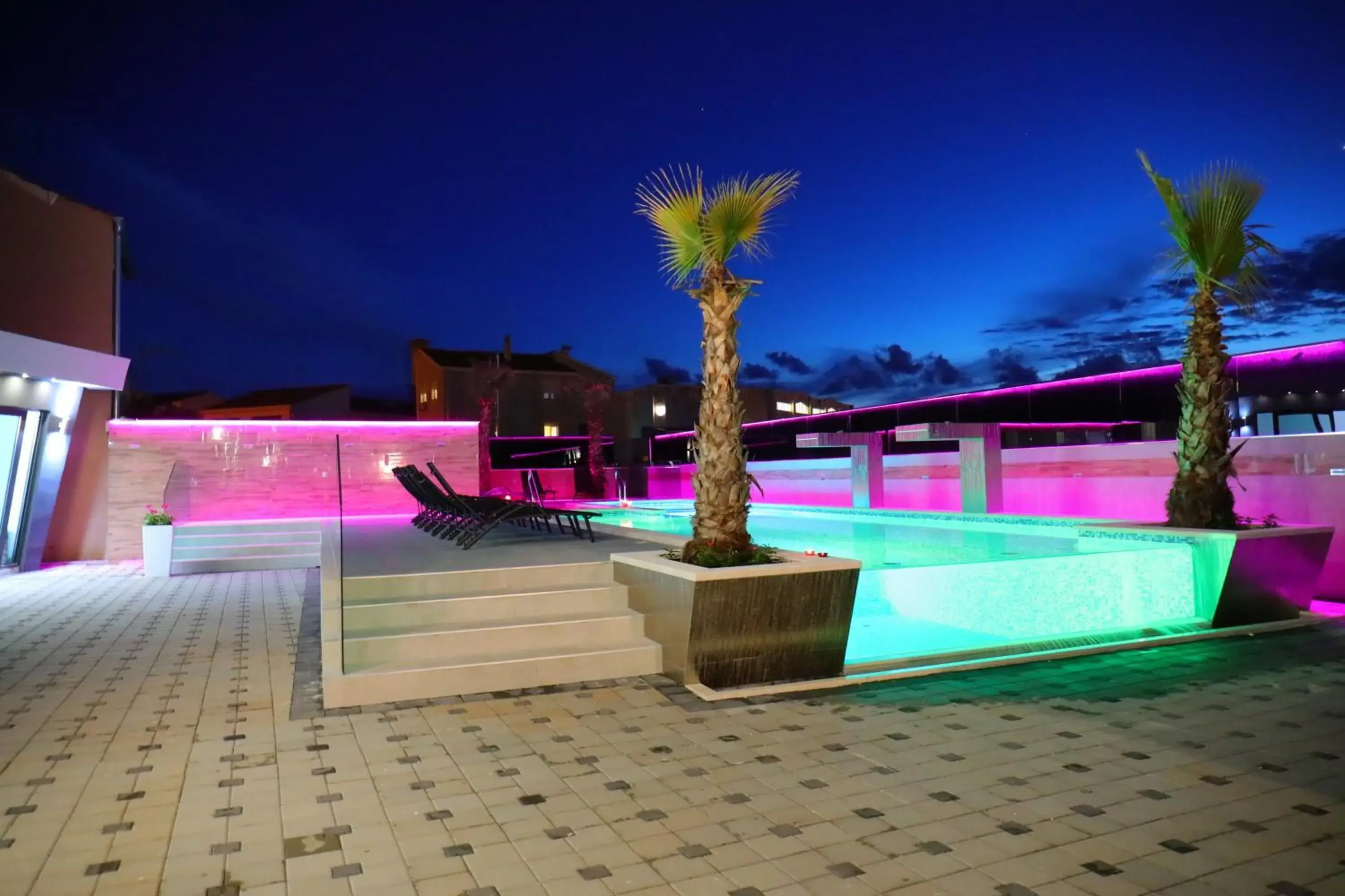 Deluxe Two-Bedroom Apartment with Balcony and Pool View in Boutique Apartments Ad Astra Deluxe Two-Bedroom Apartment with Balcony and Pool View in Boutique Apartments Ad Astra