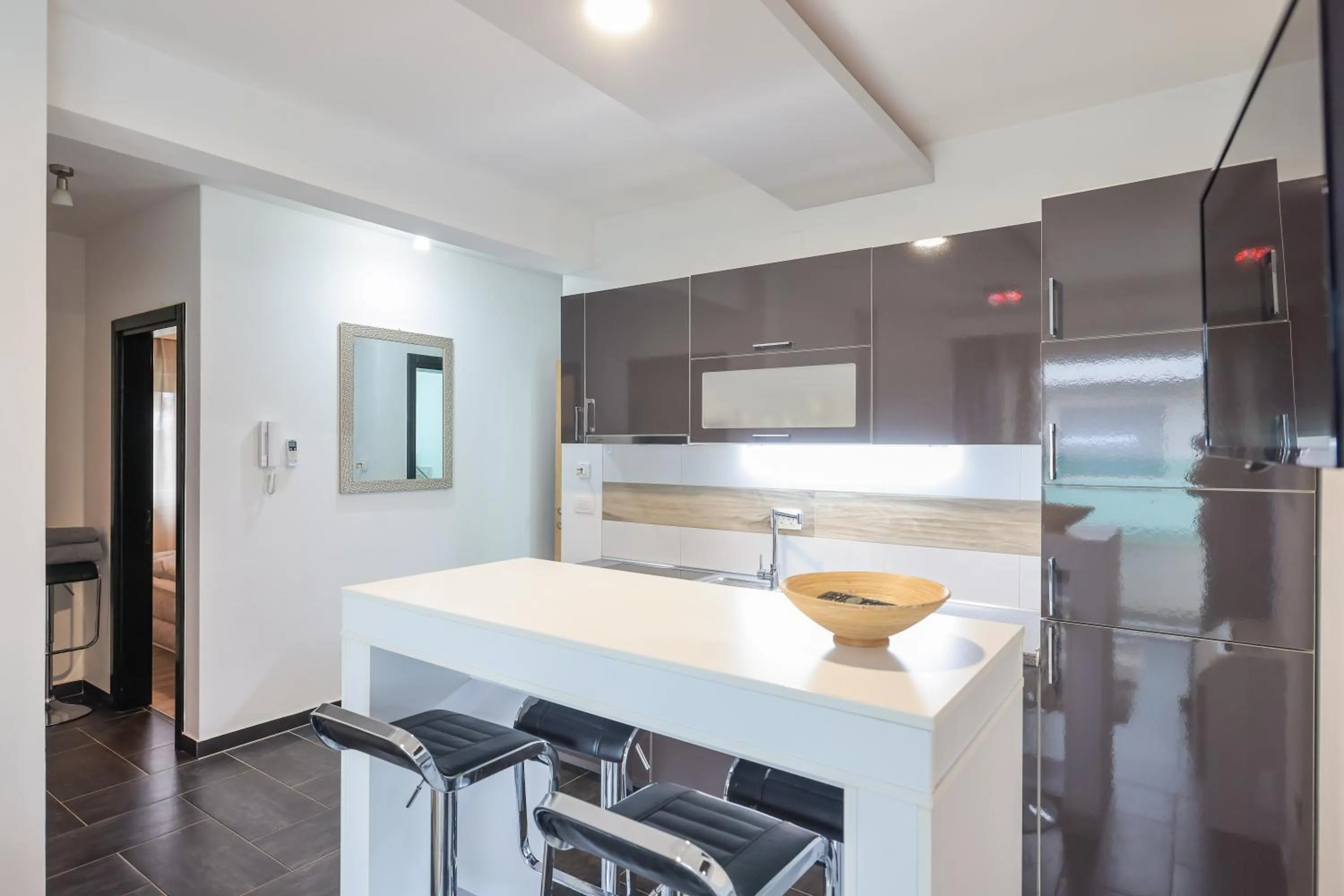 Kitchen or kitchenette in Boutique Apartments Ad Astra