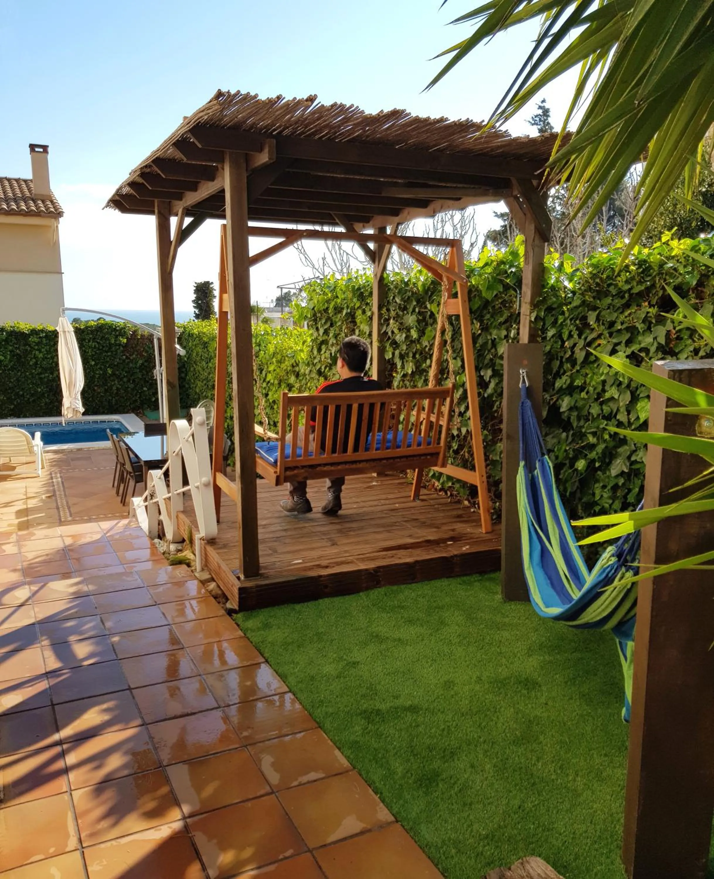 Pool view in Casa Garcia