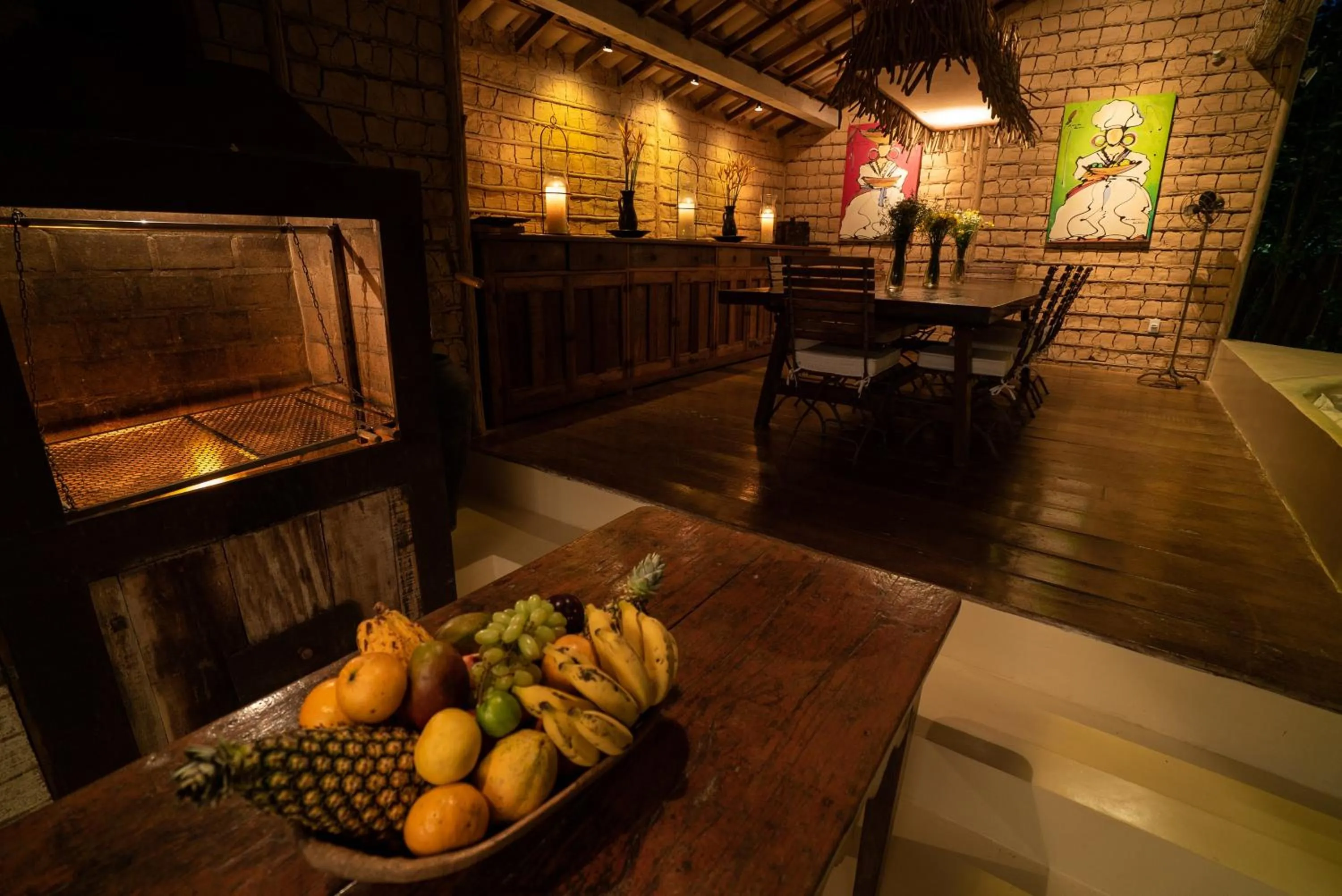 BBQ facilities in Casa Angatu