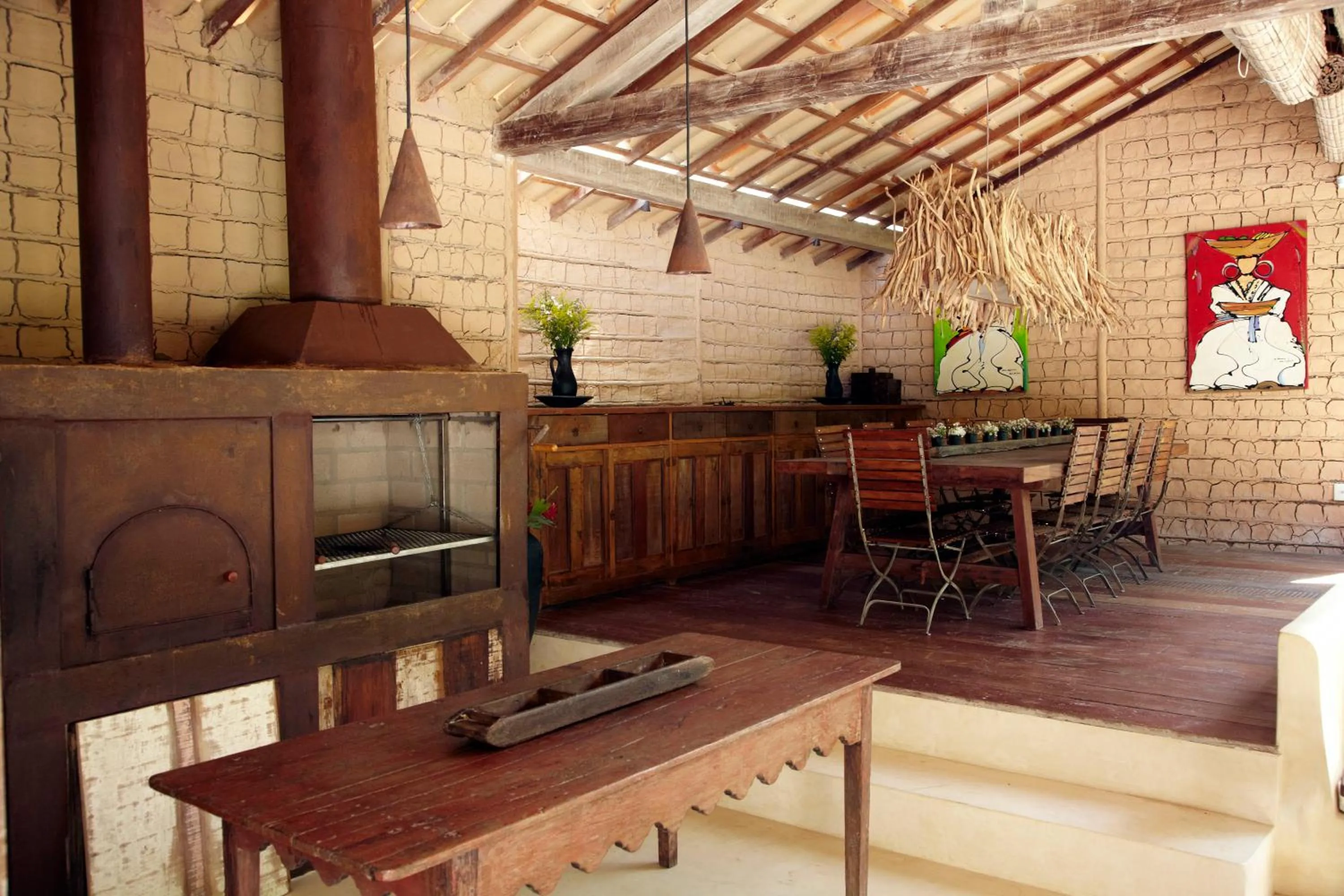 BBQ facilities in Casa Angatu