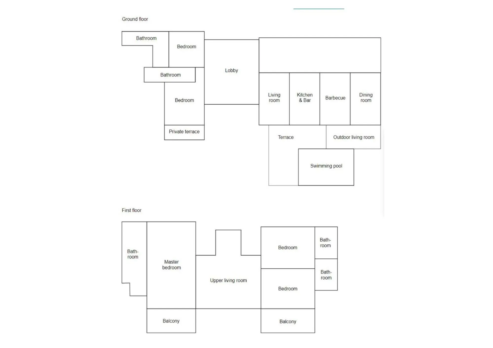 Floor plan in Casa Angatu