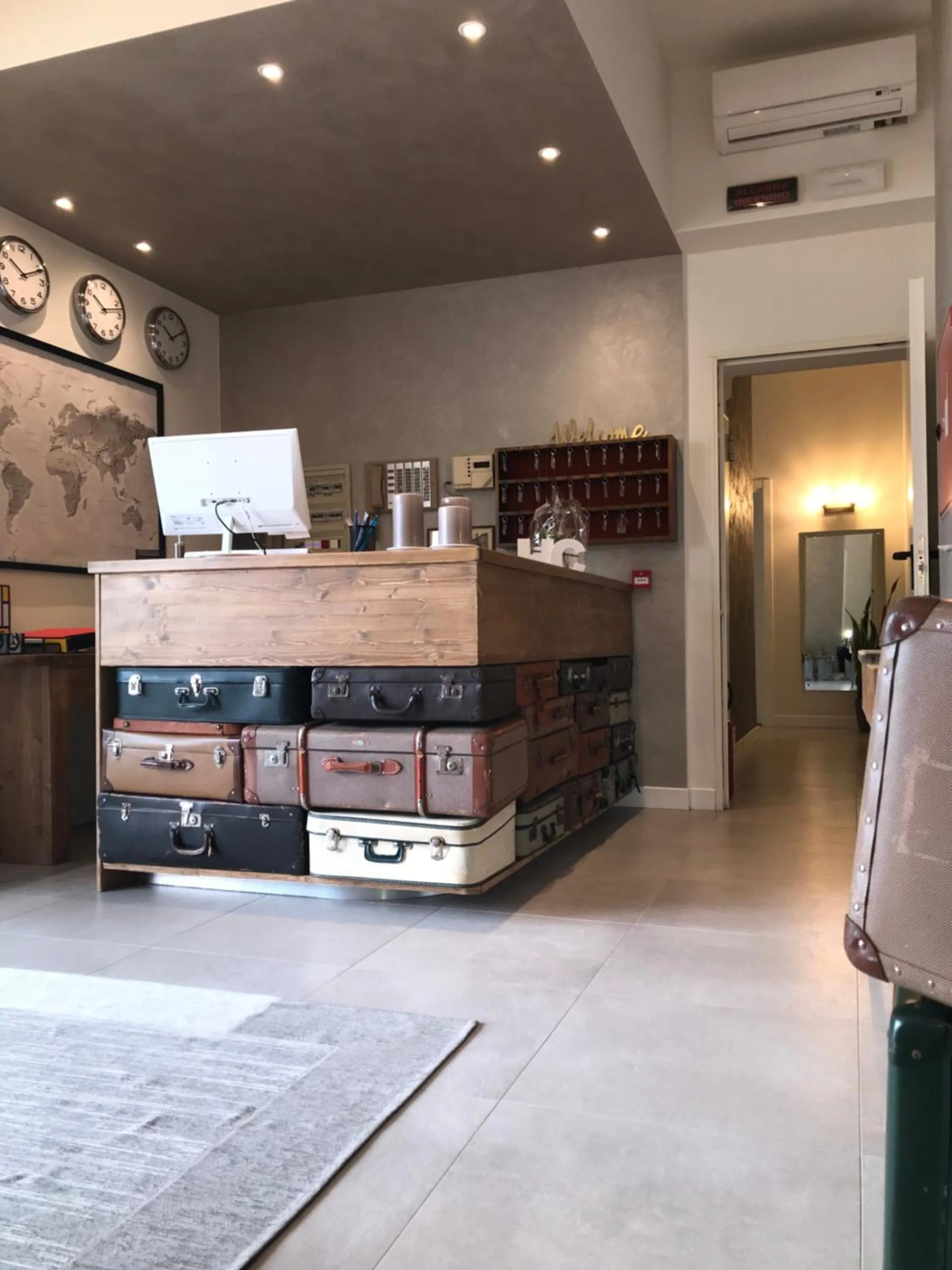 Lobby or reception in Hotel Cristina