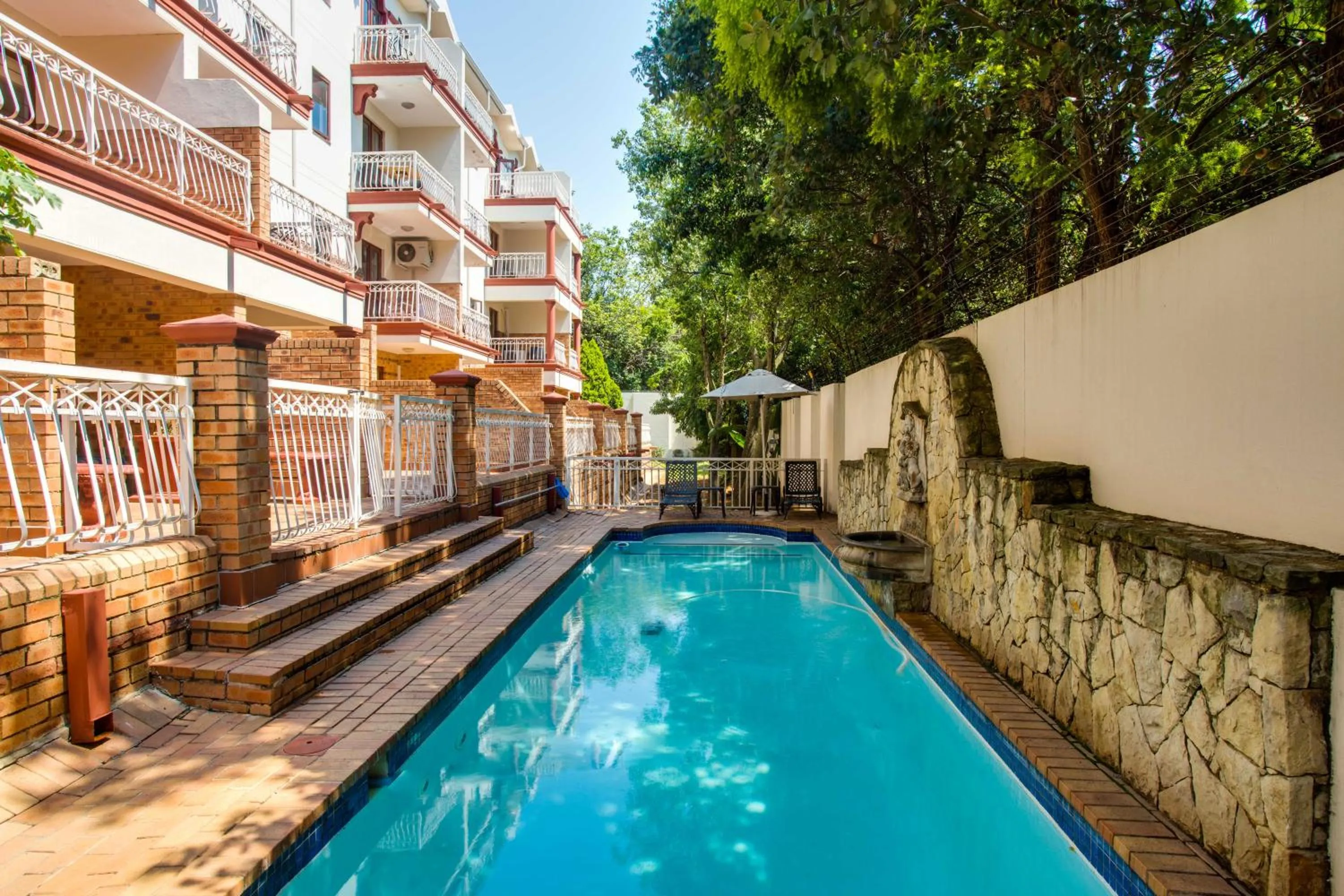 Swimming pool in Sandton Times Square