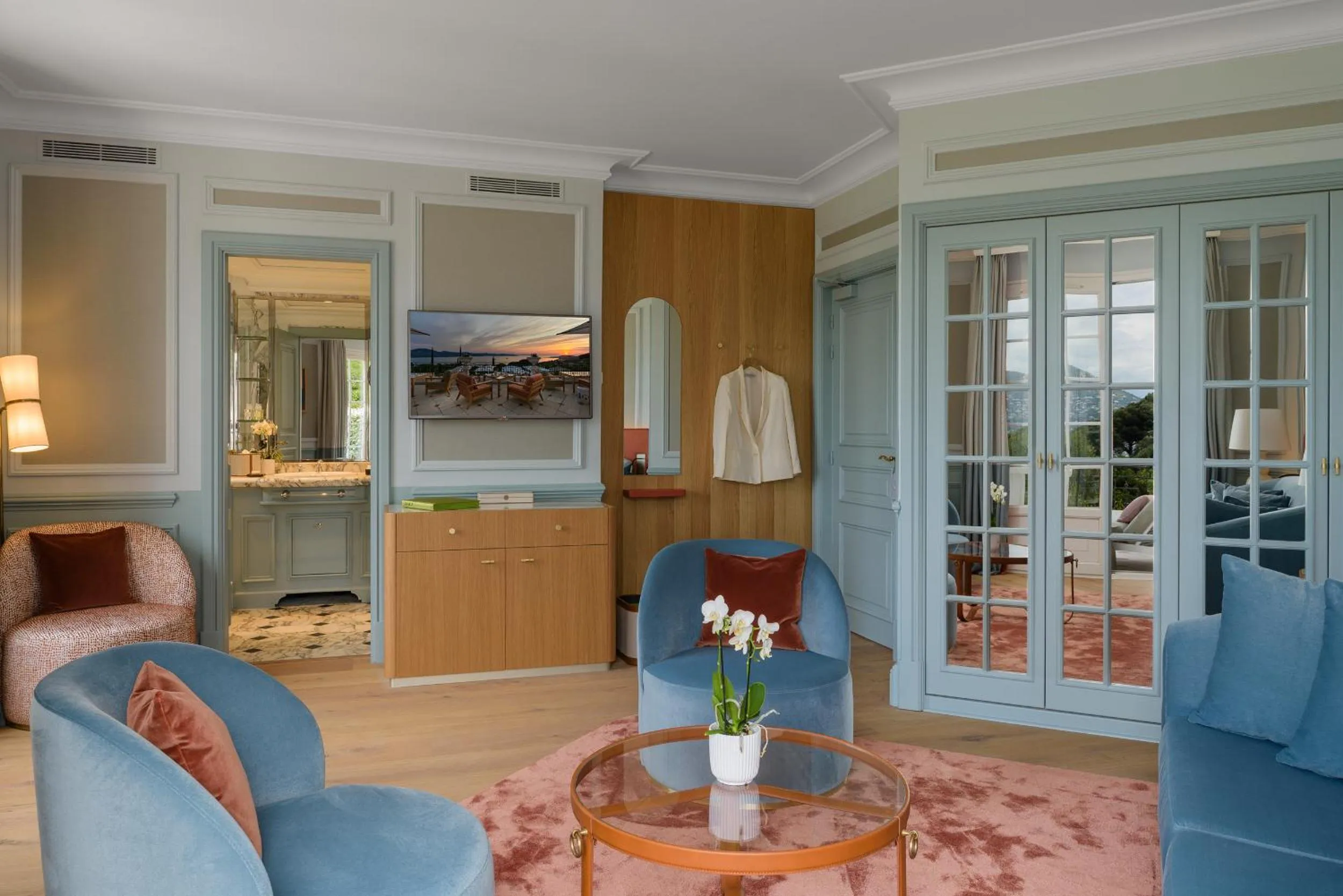 Living room in Althoff Hotel Villa Belrose