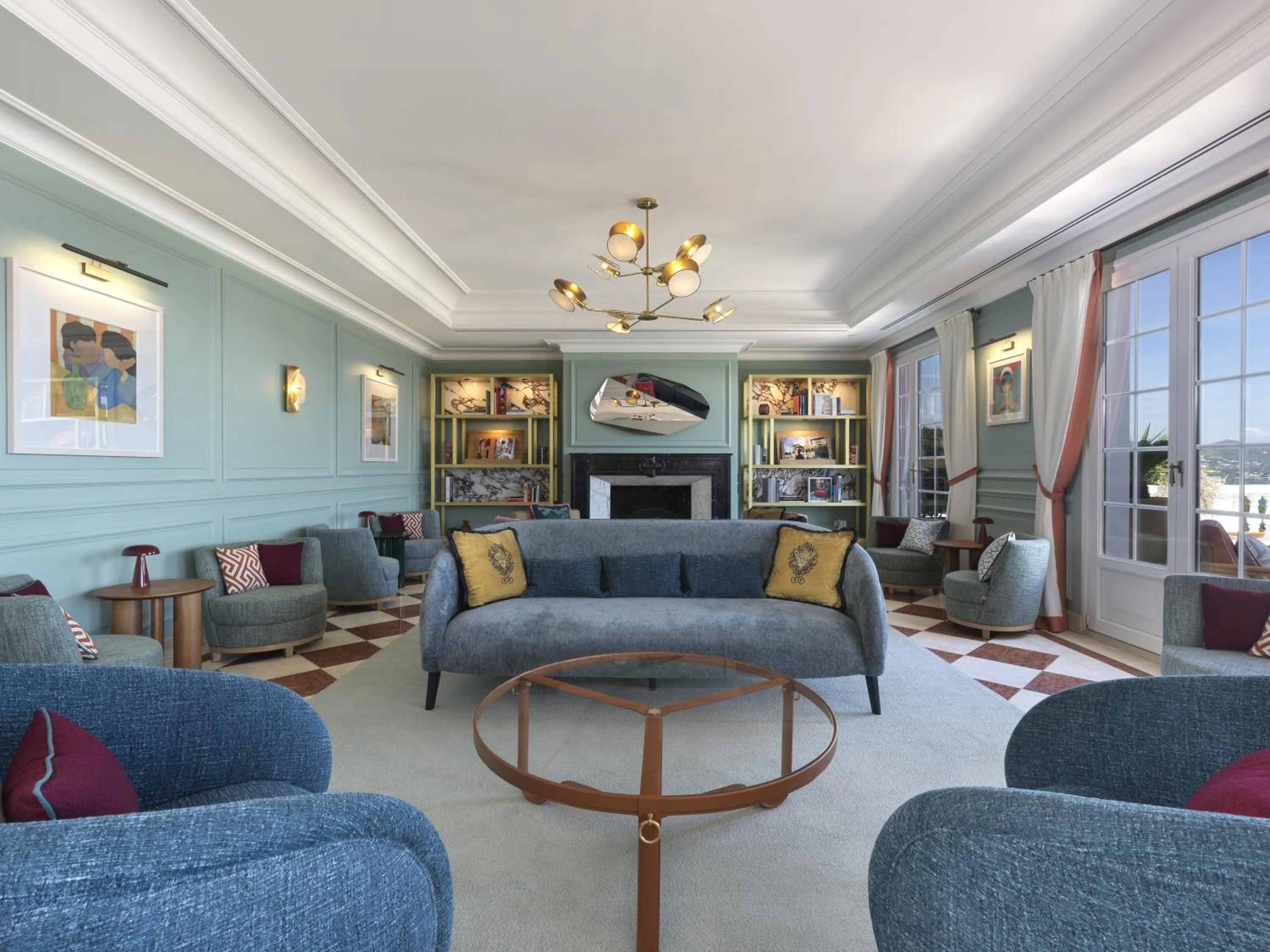 Living room in Althoff Hotel Villa Belrose