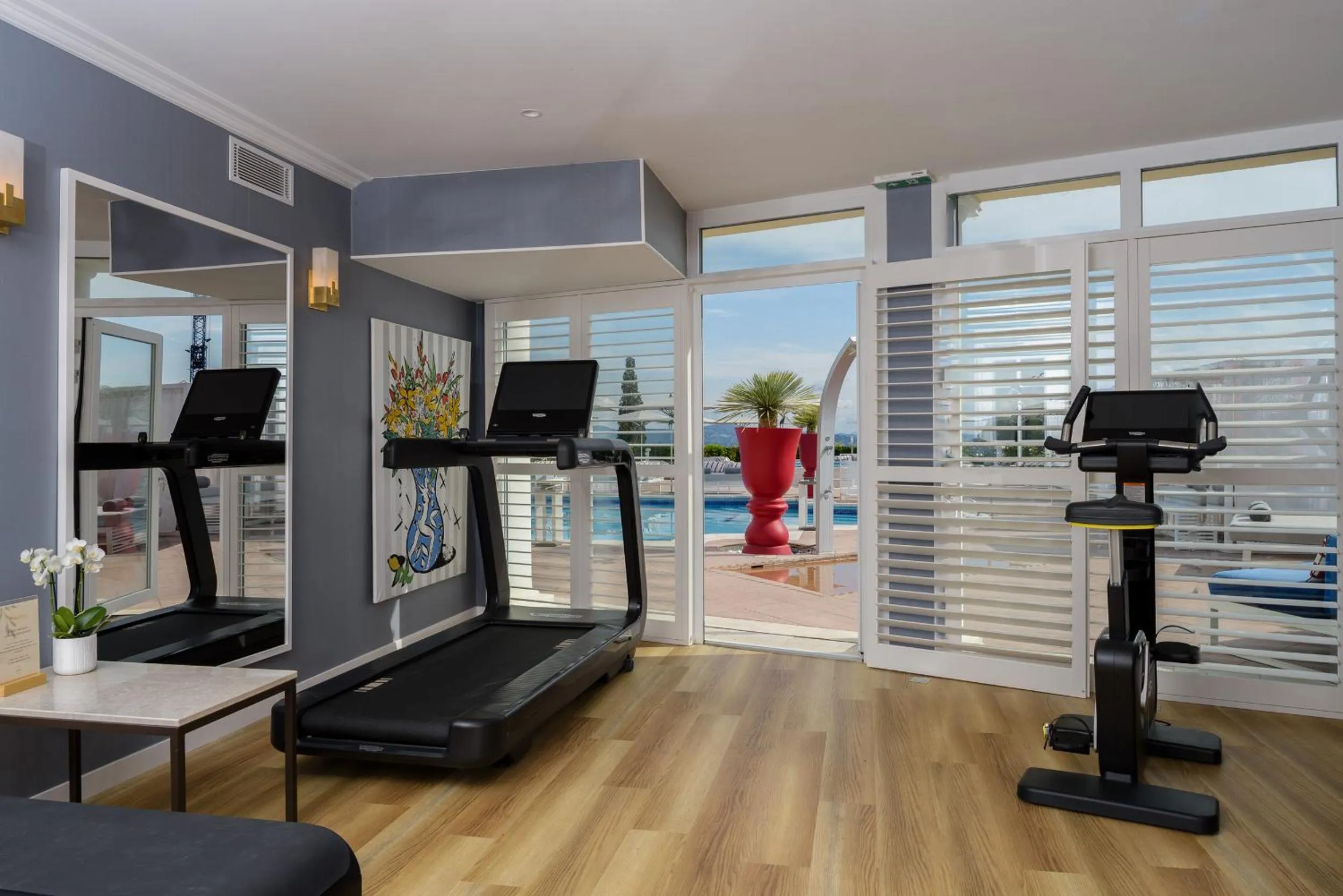 Fitness centre/facilities in Althoff Hotel Villa Belrose