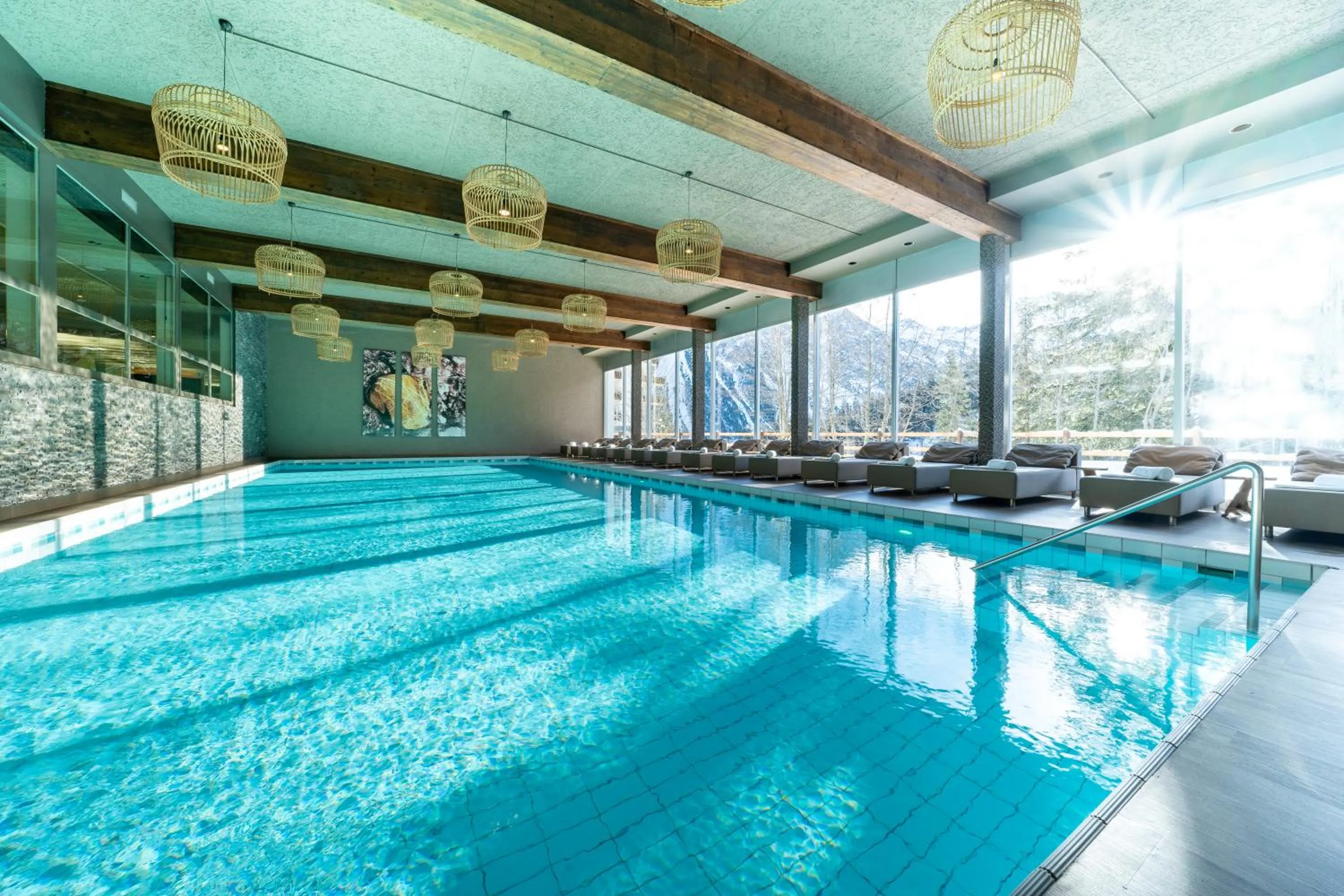 Swimming pool in AROSA ALPINE CLUB - Adults only