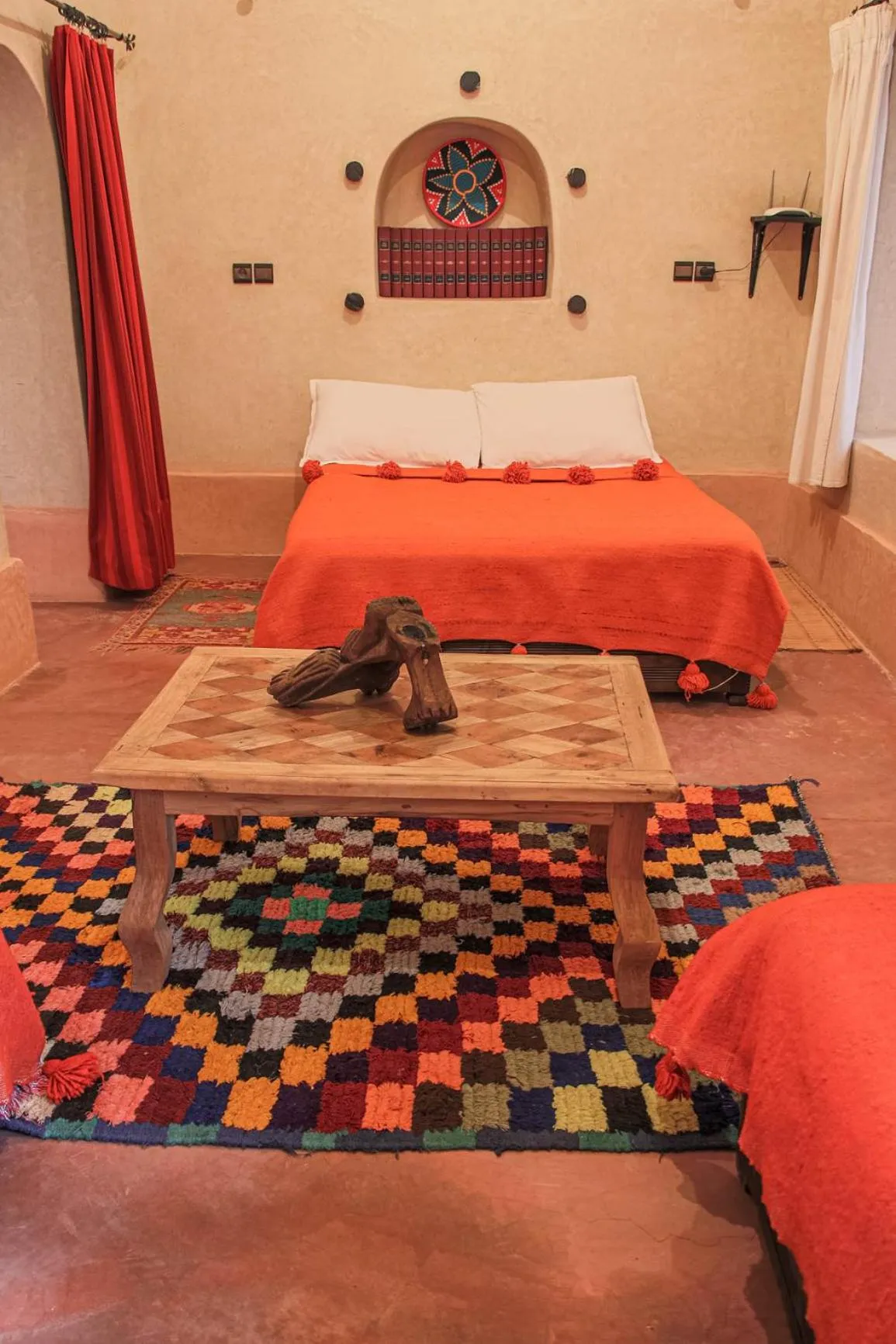 Bed in Riad Diwane