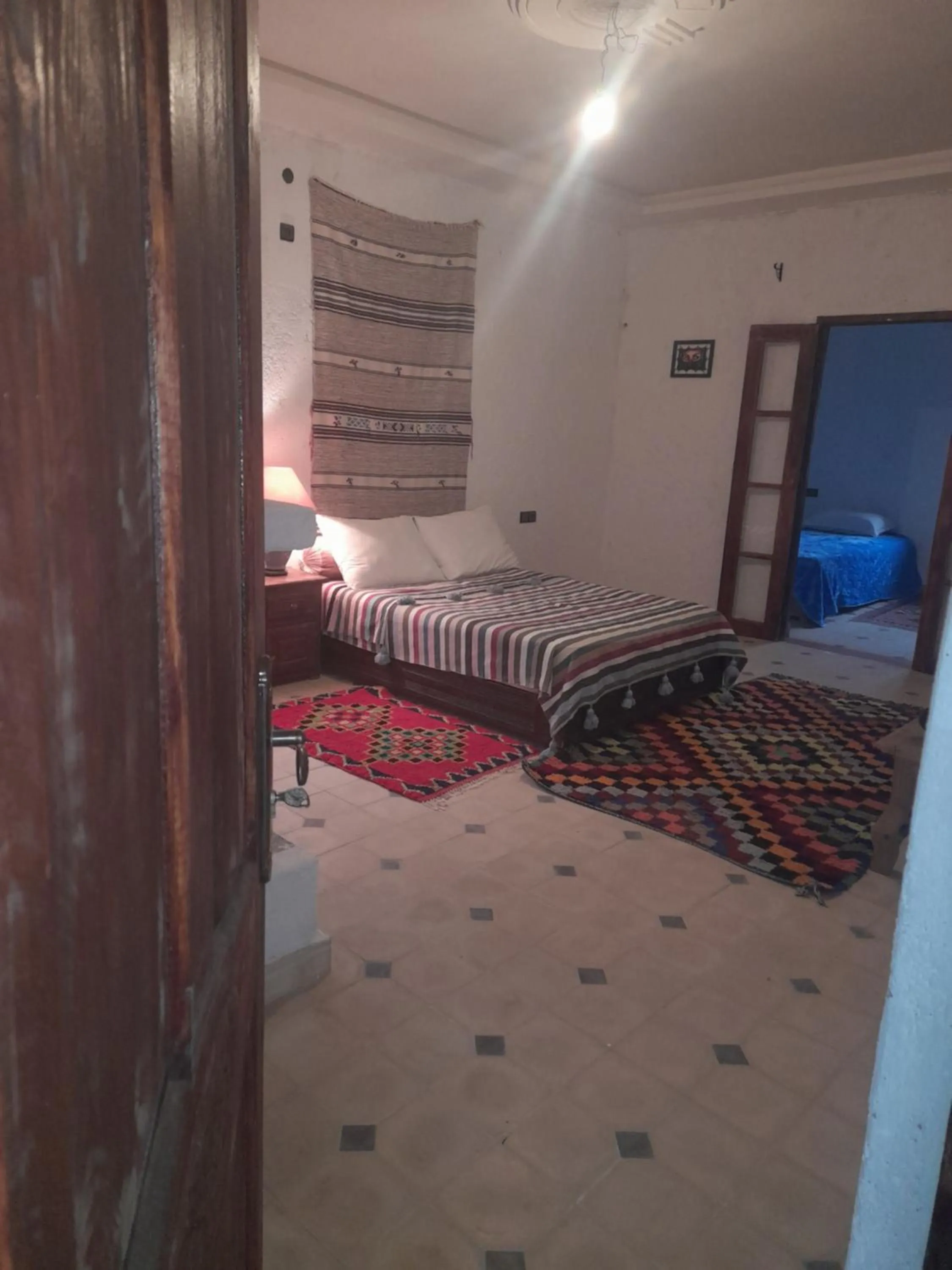 Bed in Riad Diwane