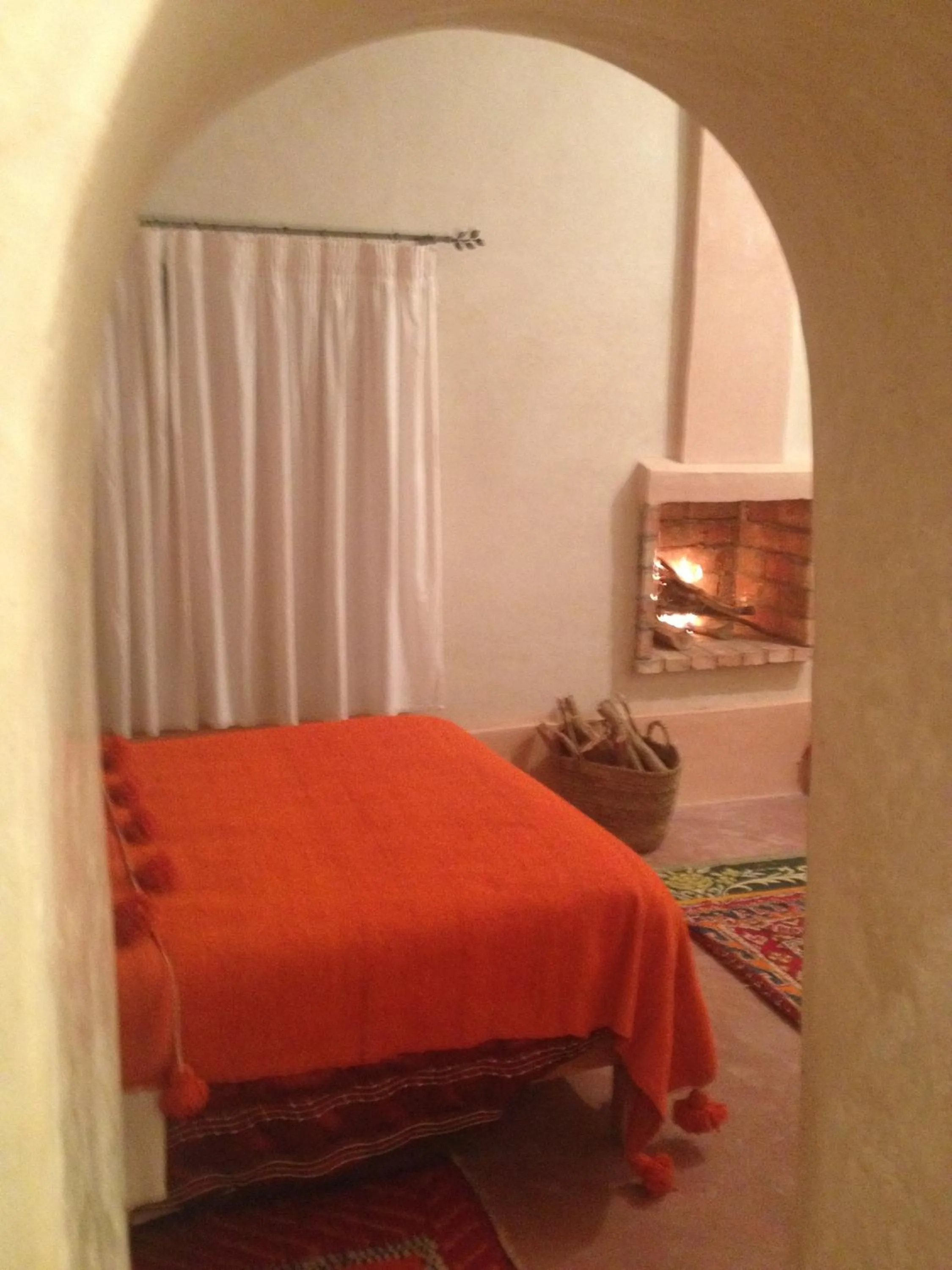 Bed in Riad Diwane