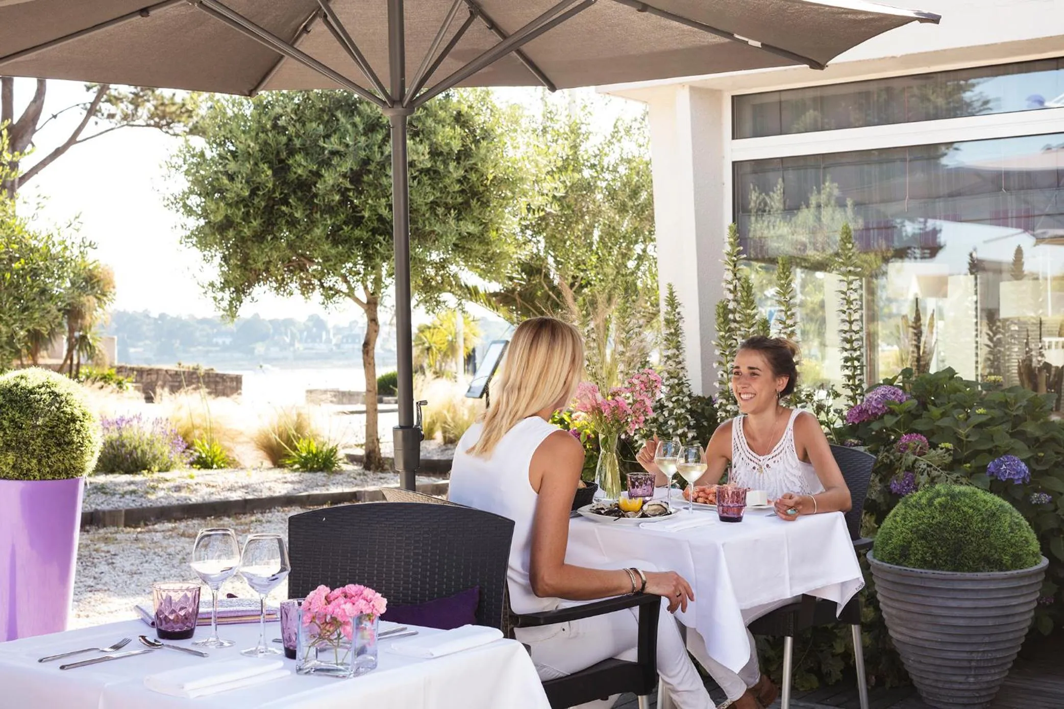 Restaurant/places to eat in Hotel Kastel & Spa avec piscine d'eau de mer chauffée et située à 50 m de l'hôtel