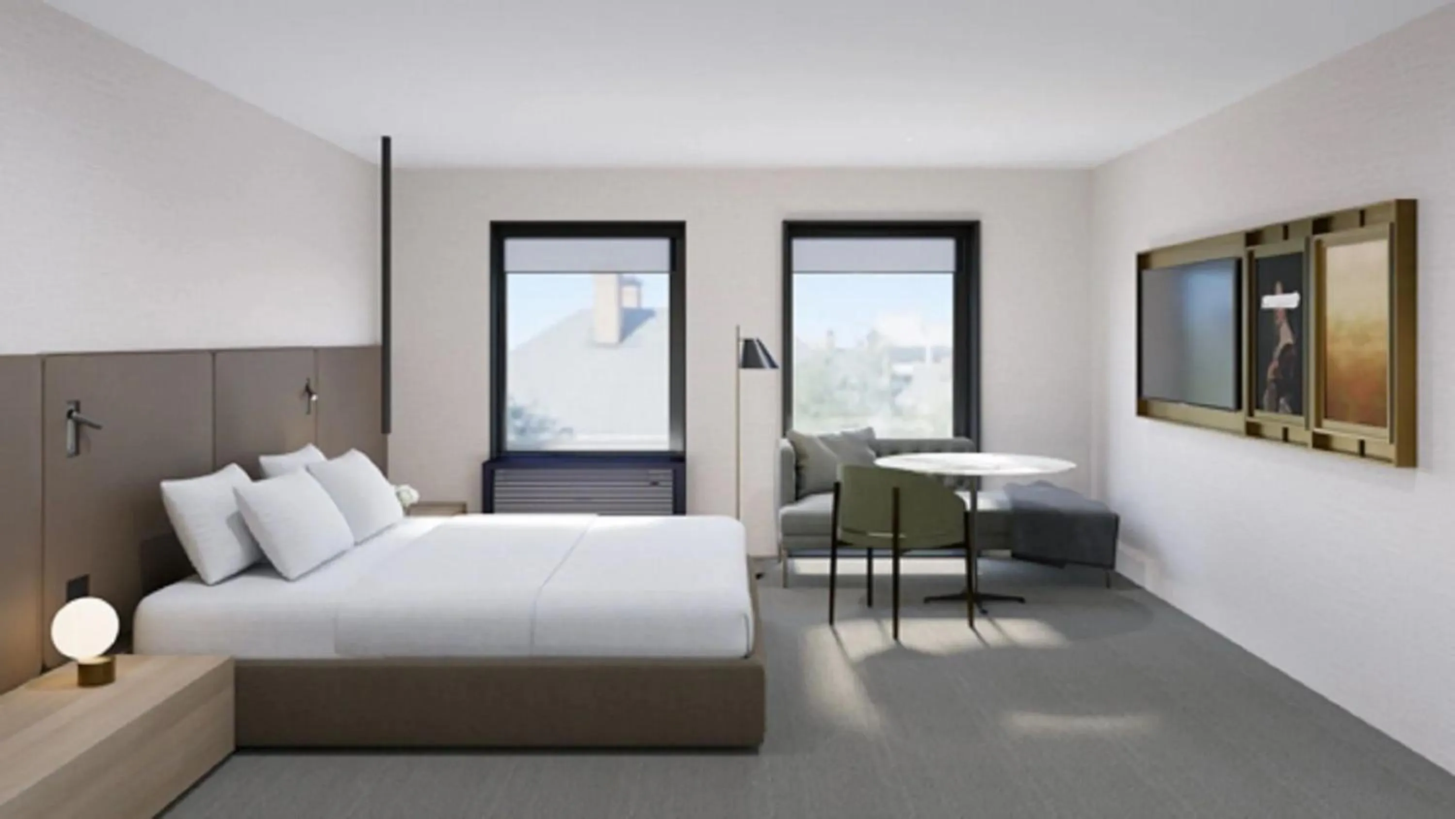 Bed in Hotel AKA Alexandria