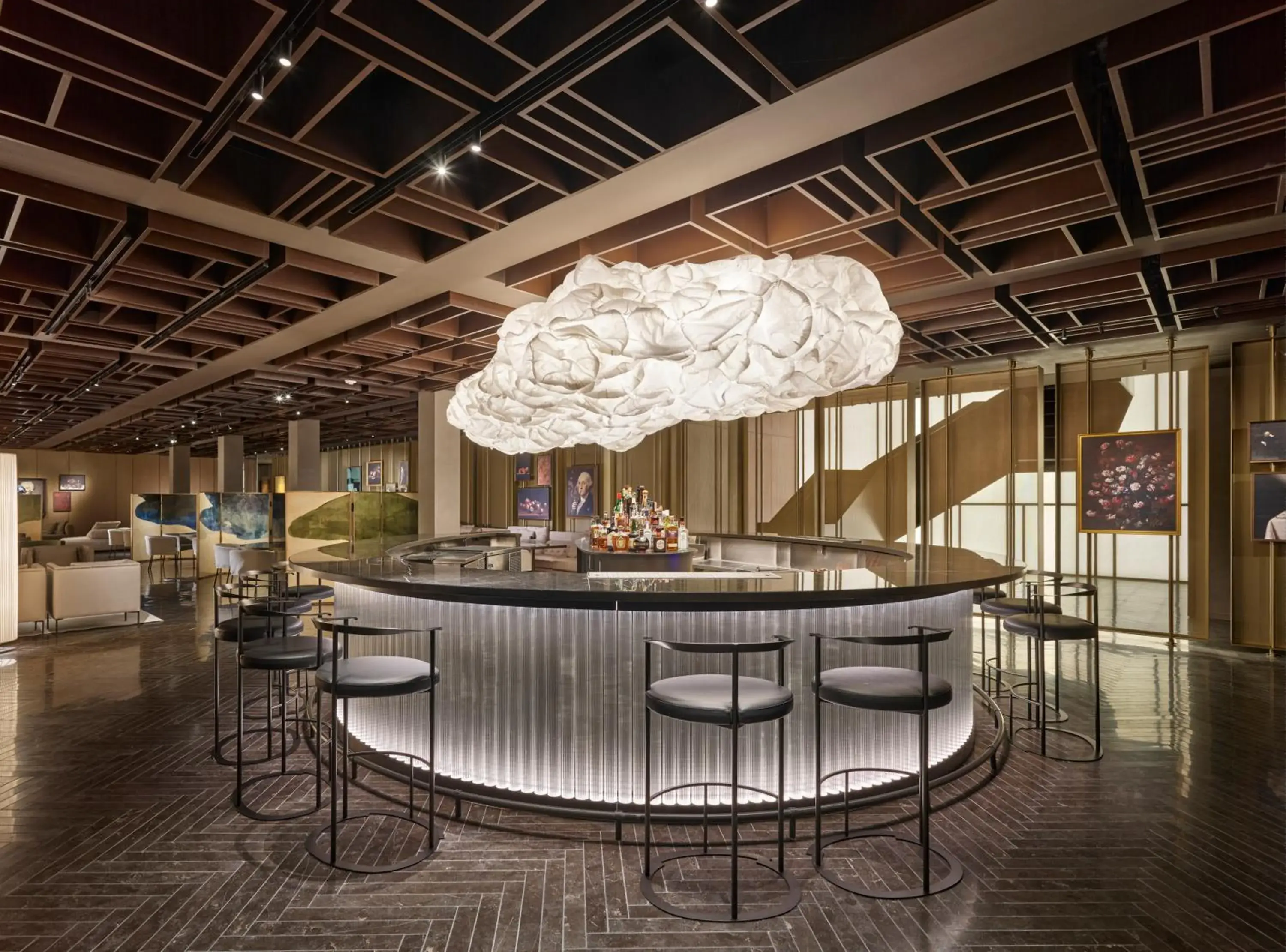 Lounge or bar in Hotel AKA Alexandria Lounge or bar in Hotel AKA Alexandria