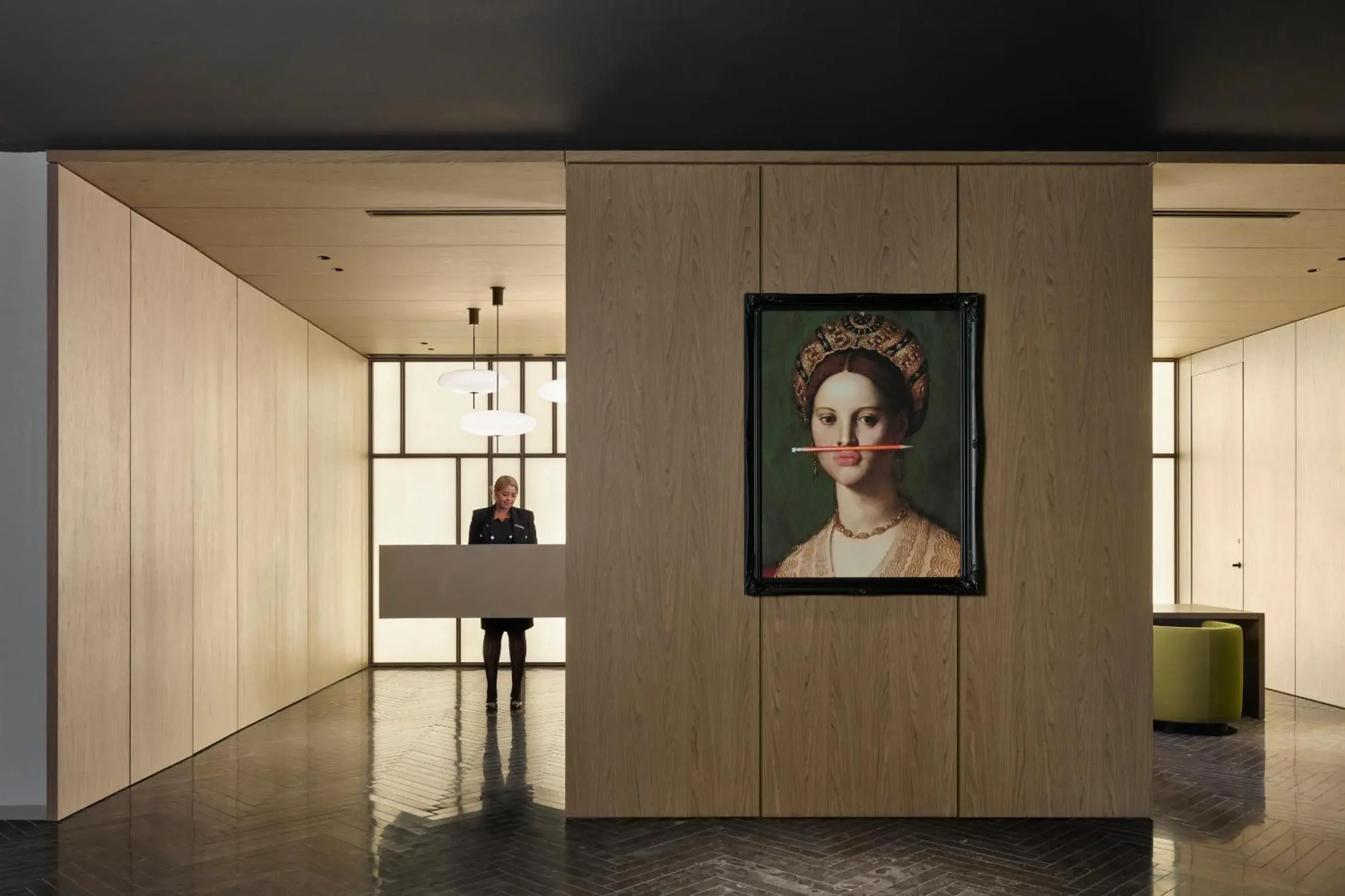 Lobby or reception in Hotel AKA Alexandria Lobby or reception in Hotel AKA Alexandria