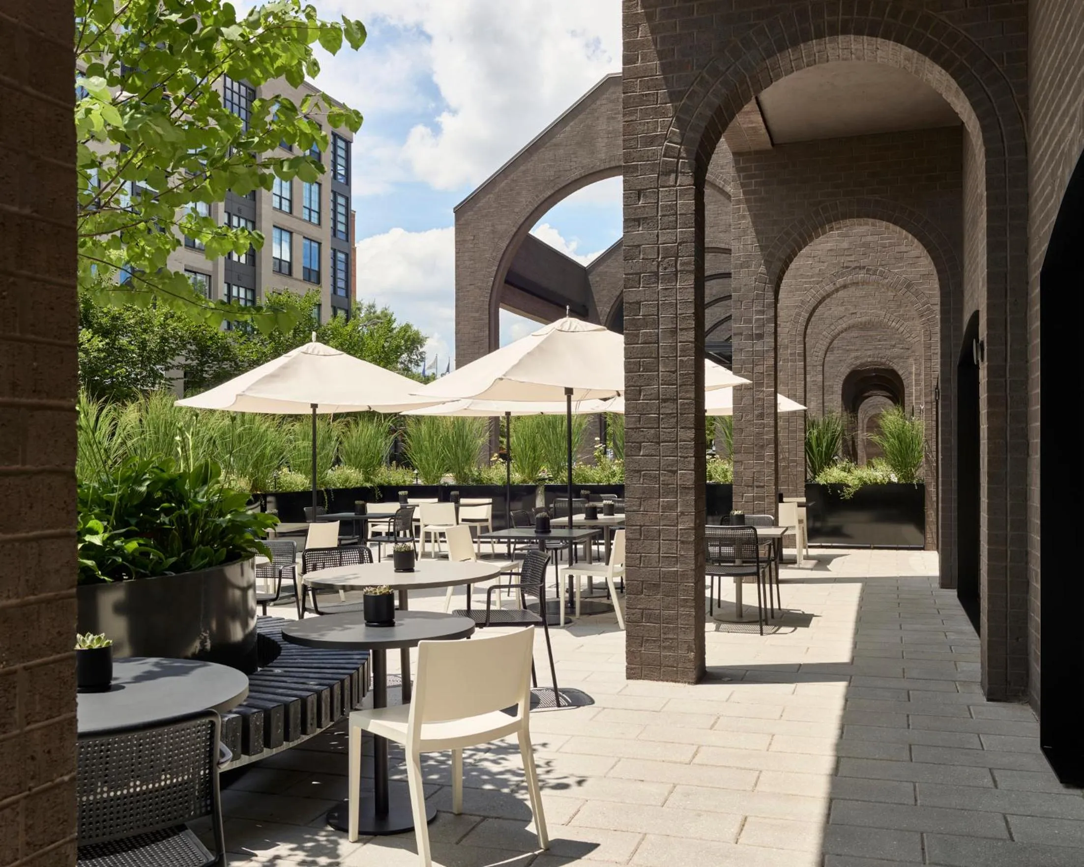 Patio in Hotel AKA Alexandria