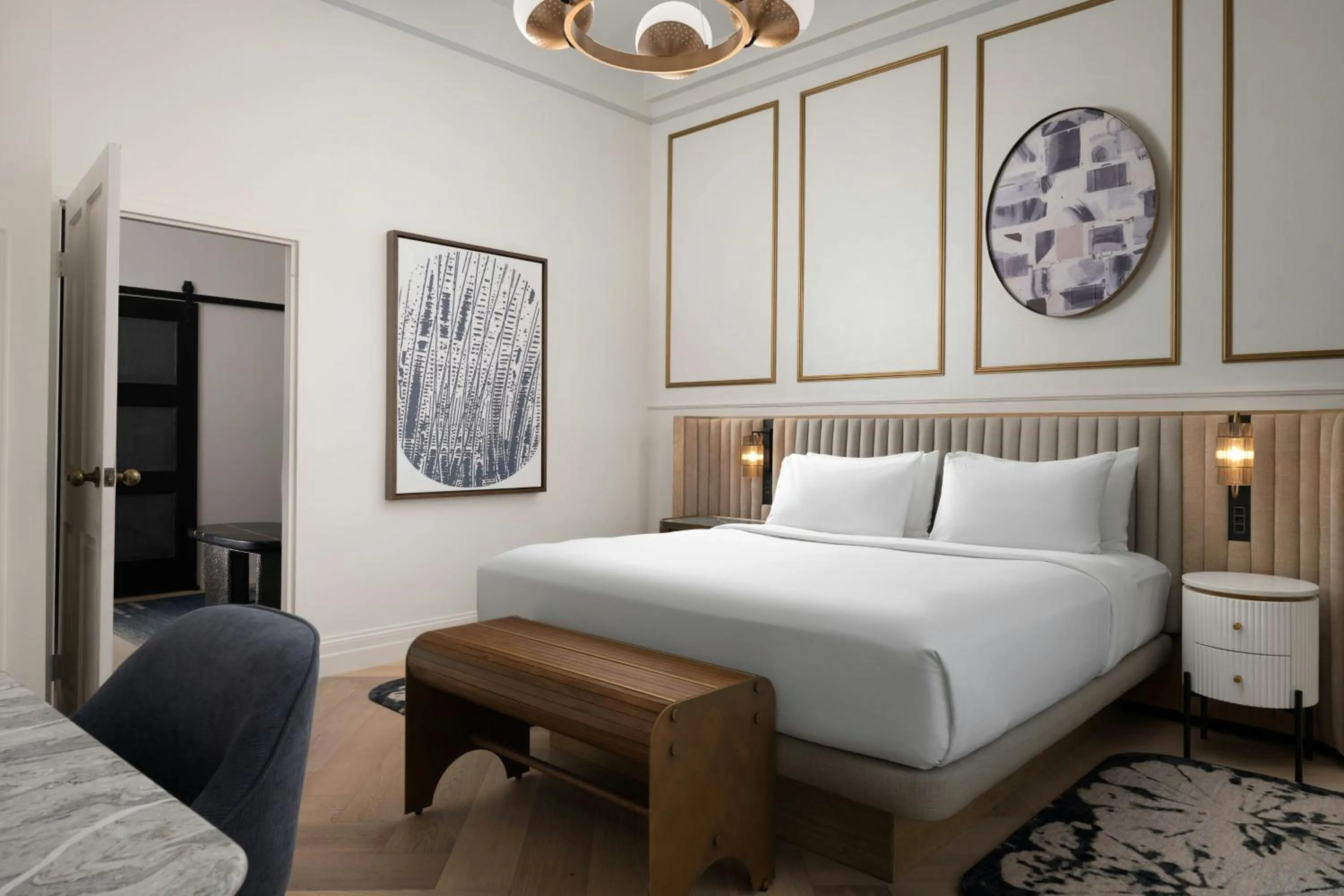 Photo of the whole room, Bed in The Union Station Nashville Yards, Autograph Collection