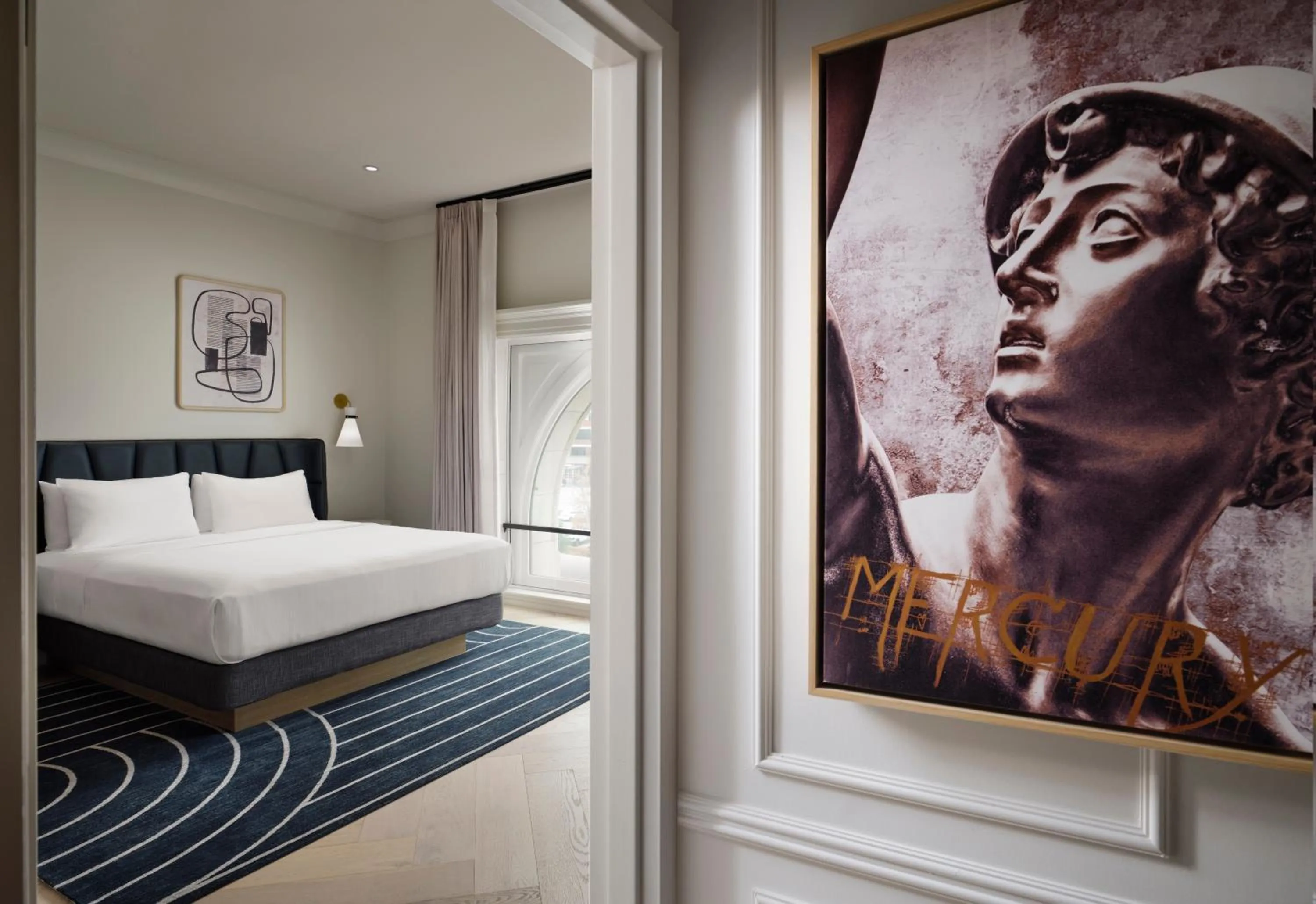 Bedroom, Bed in The Union Station Nashville Yards, Autograph Collection