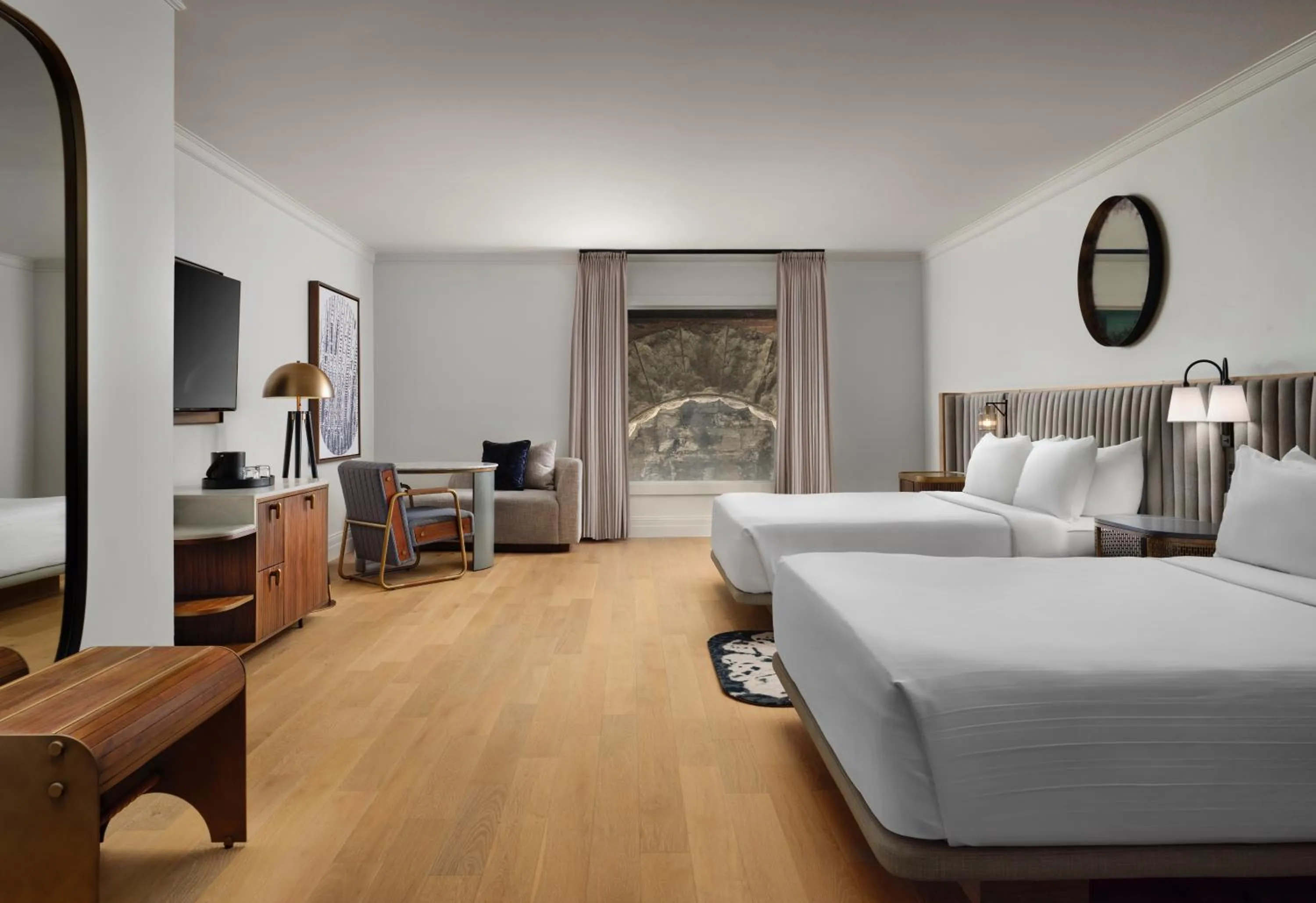 Bedroom, Bed in The Union Station Nashville Yards, Autograph Collection