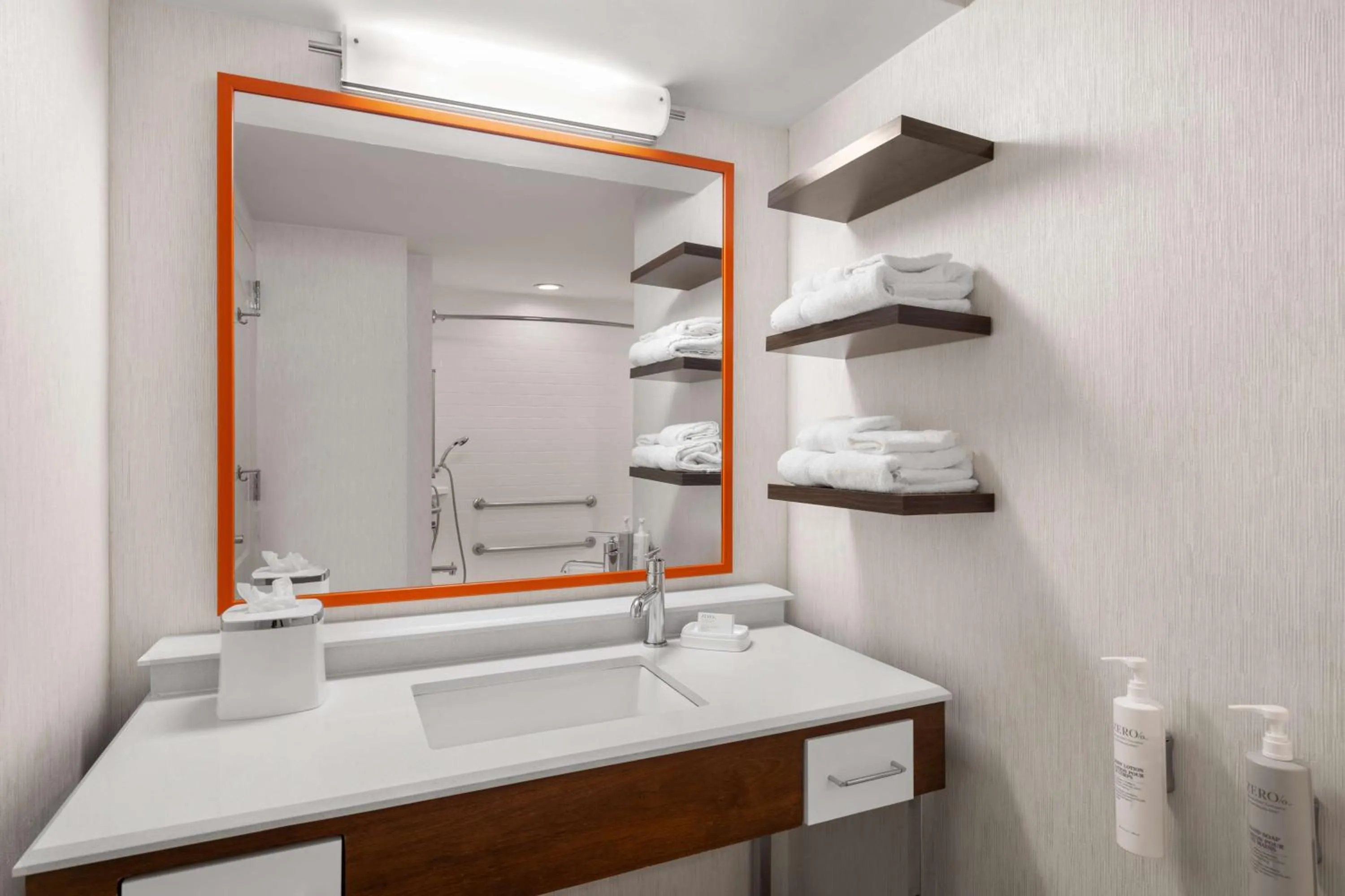 Bathroom in Hampton Inn Charleston North