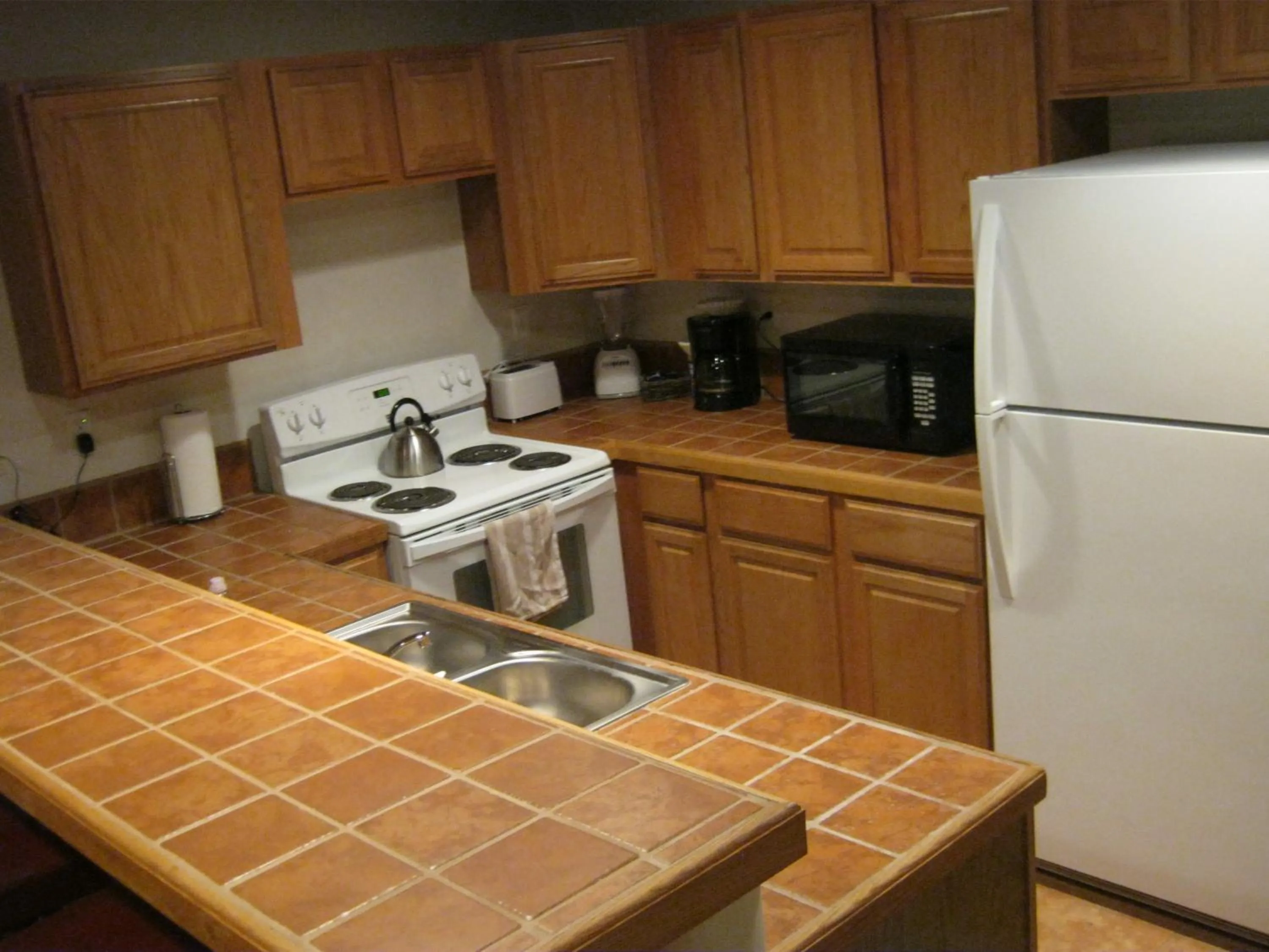 Kitchen or kitchenette in Shady Brook Inn Village/Resort