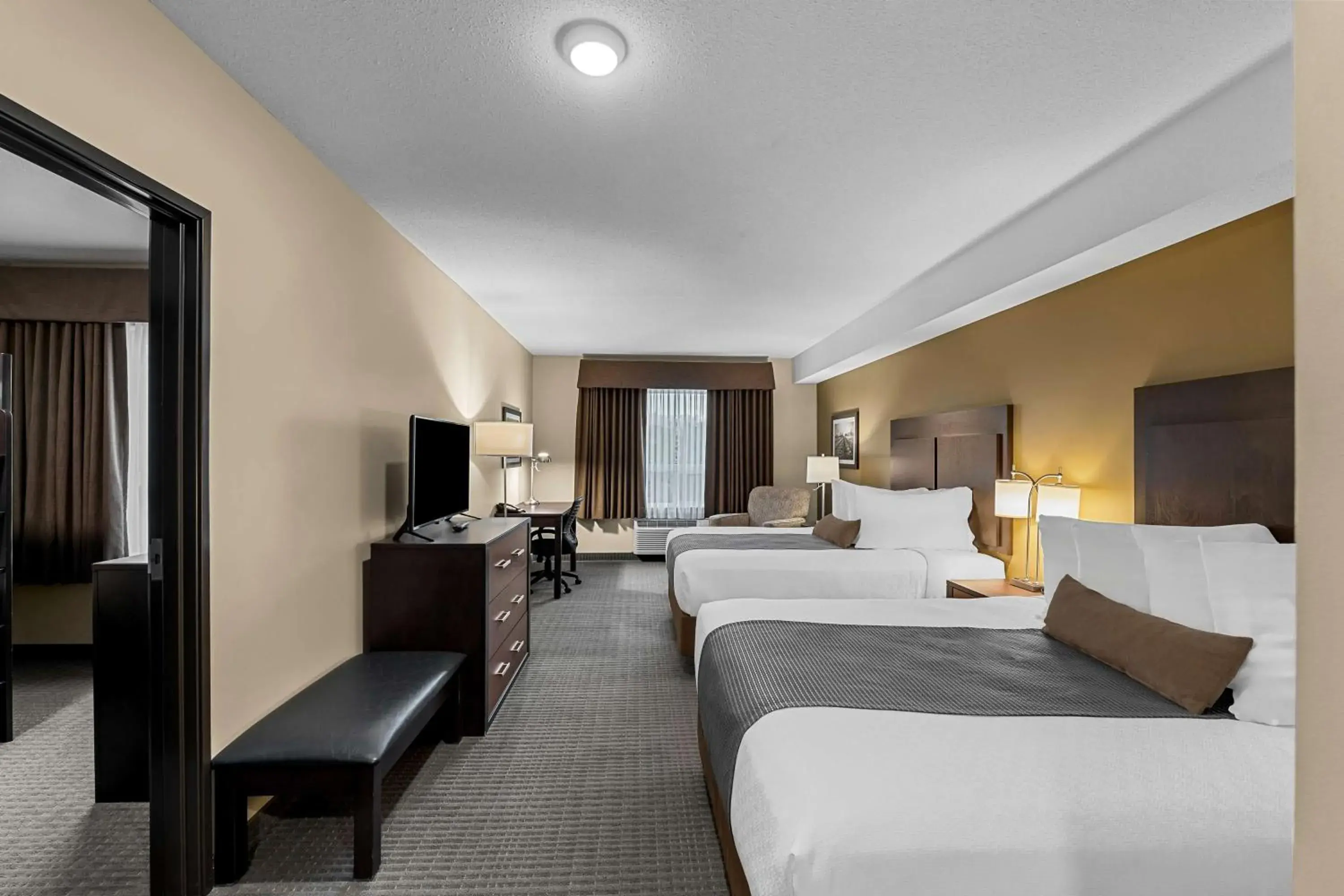 Bedroom, Bed in Best Western Plus Lacombe Inn and Suites Bedroom, Bed in Best Western Plus Lacombe Inn and Suites