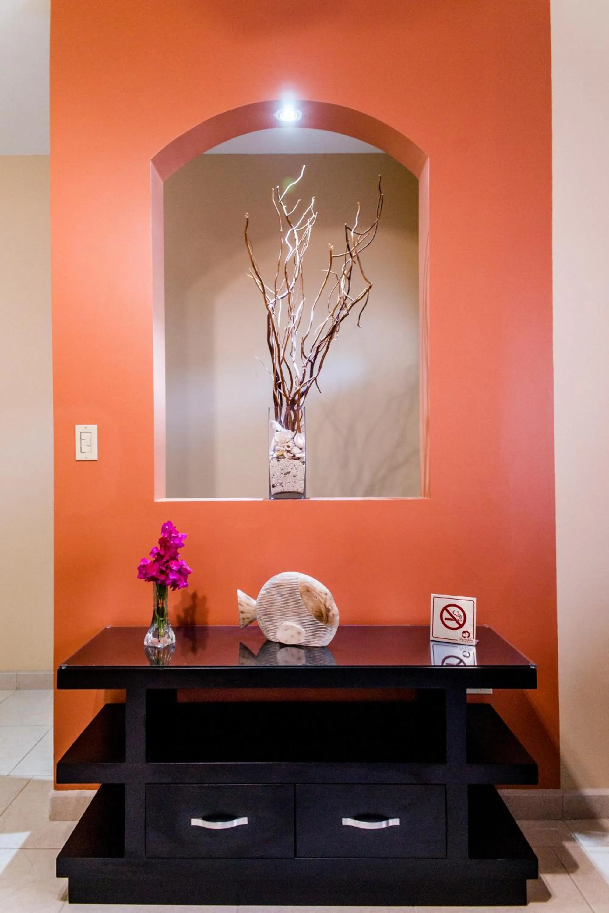 Decorative detail in Bugambilias Suites