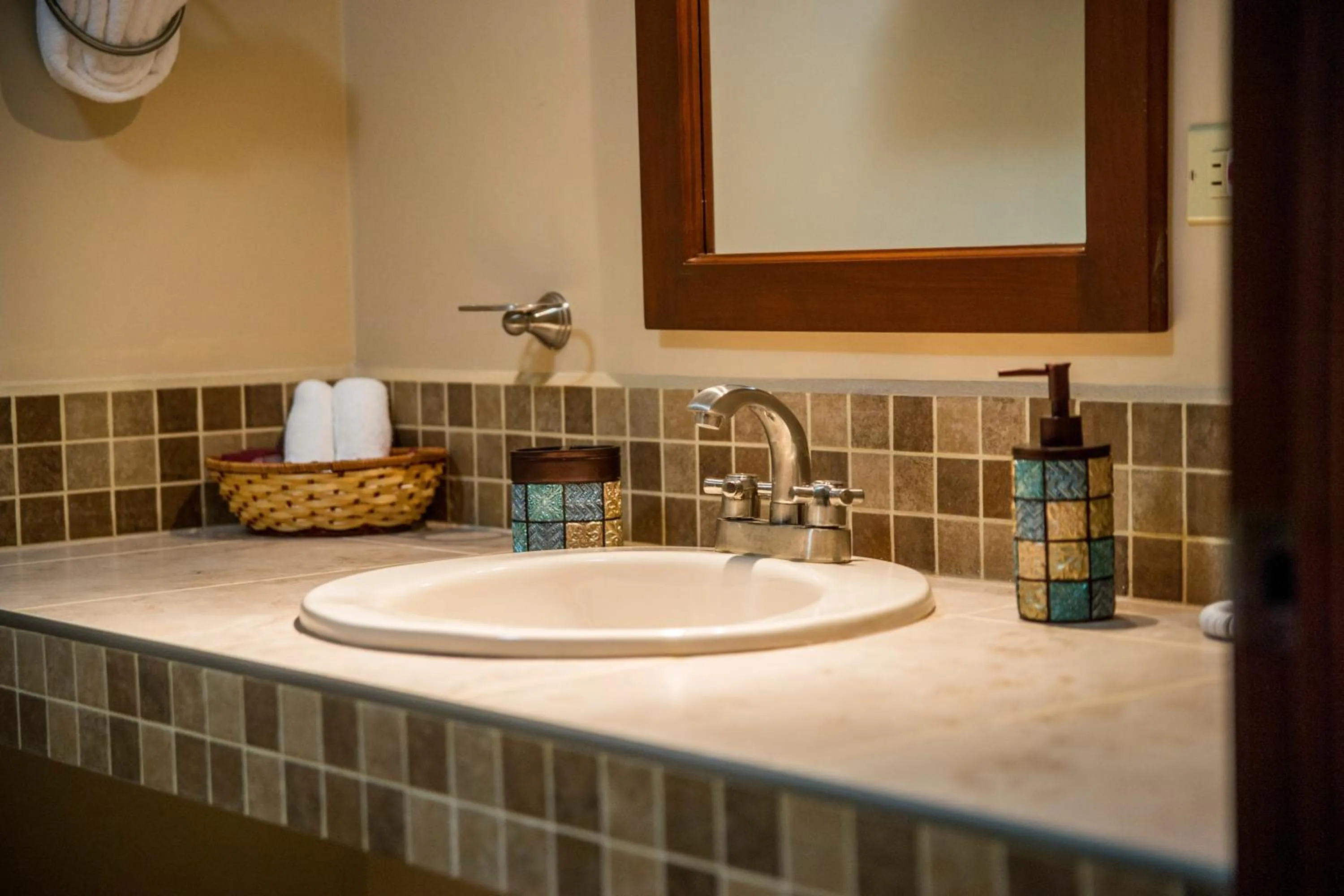 Decorative detail in Bugambilias Suites