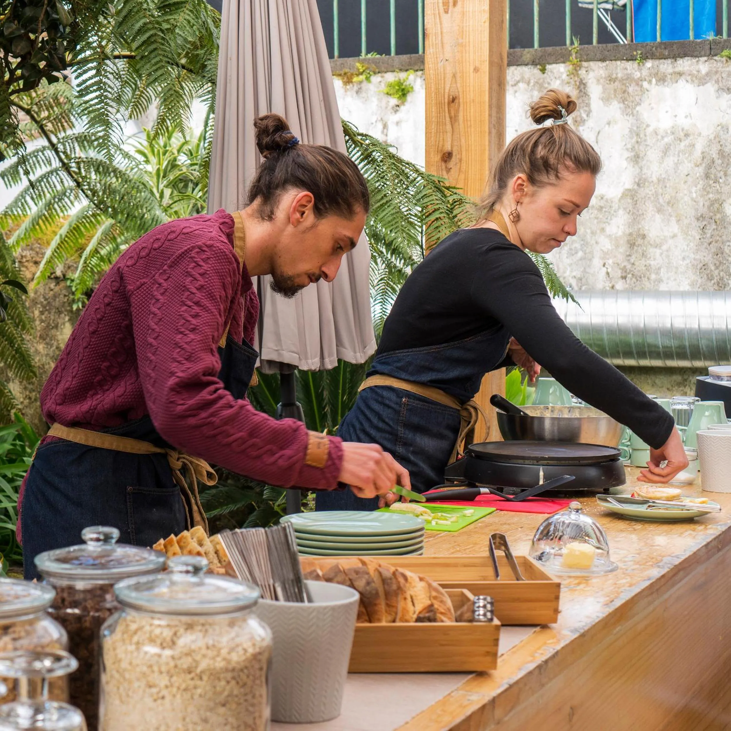 People in Out of the Blue