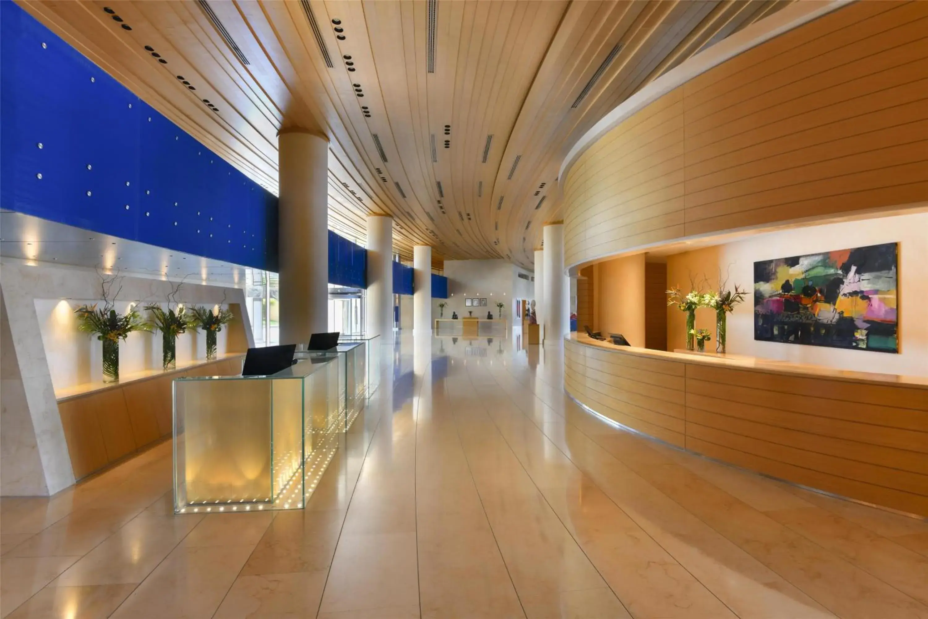 Lobby or reception in Kempinski Hotel Aqaba Lobby or reception in Kempinski Hotel Aqaba