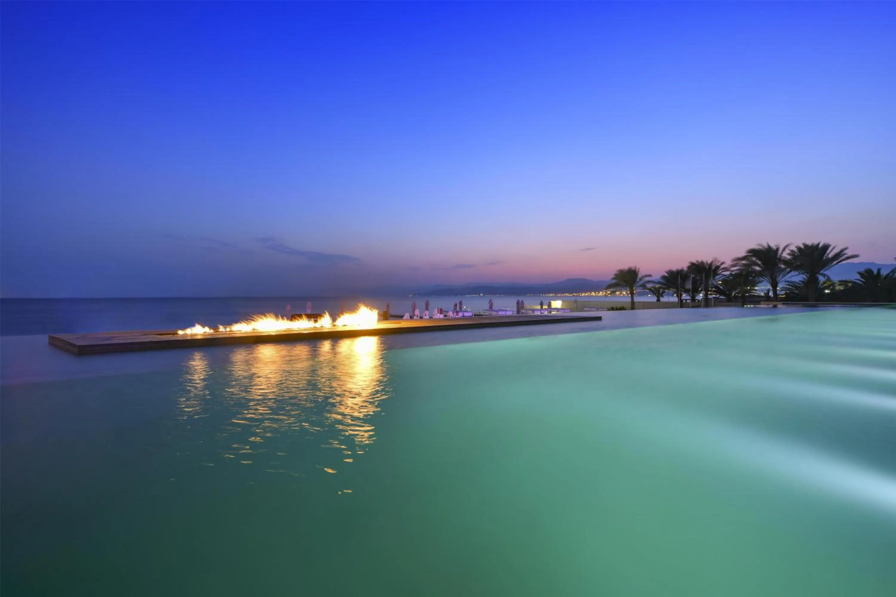 Pool view in Kempinski Hotel Aqaba