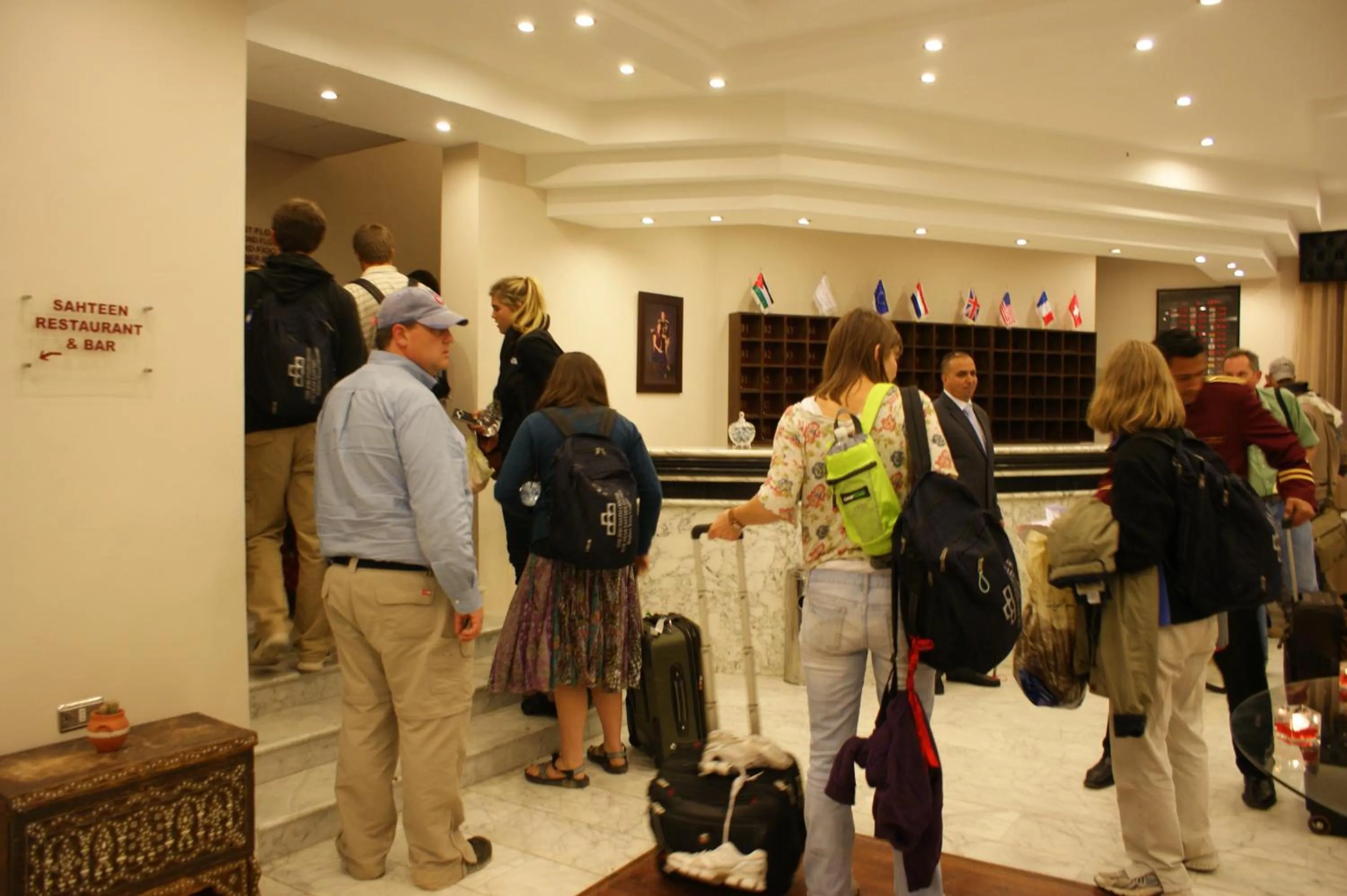 People in La Maison Hotel