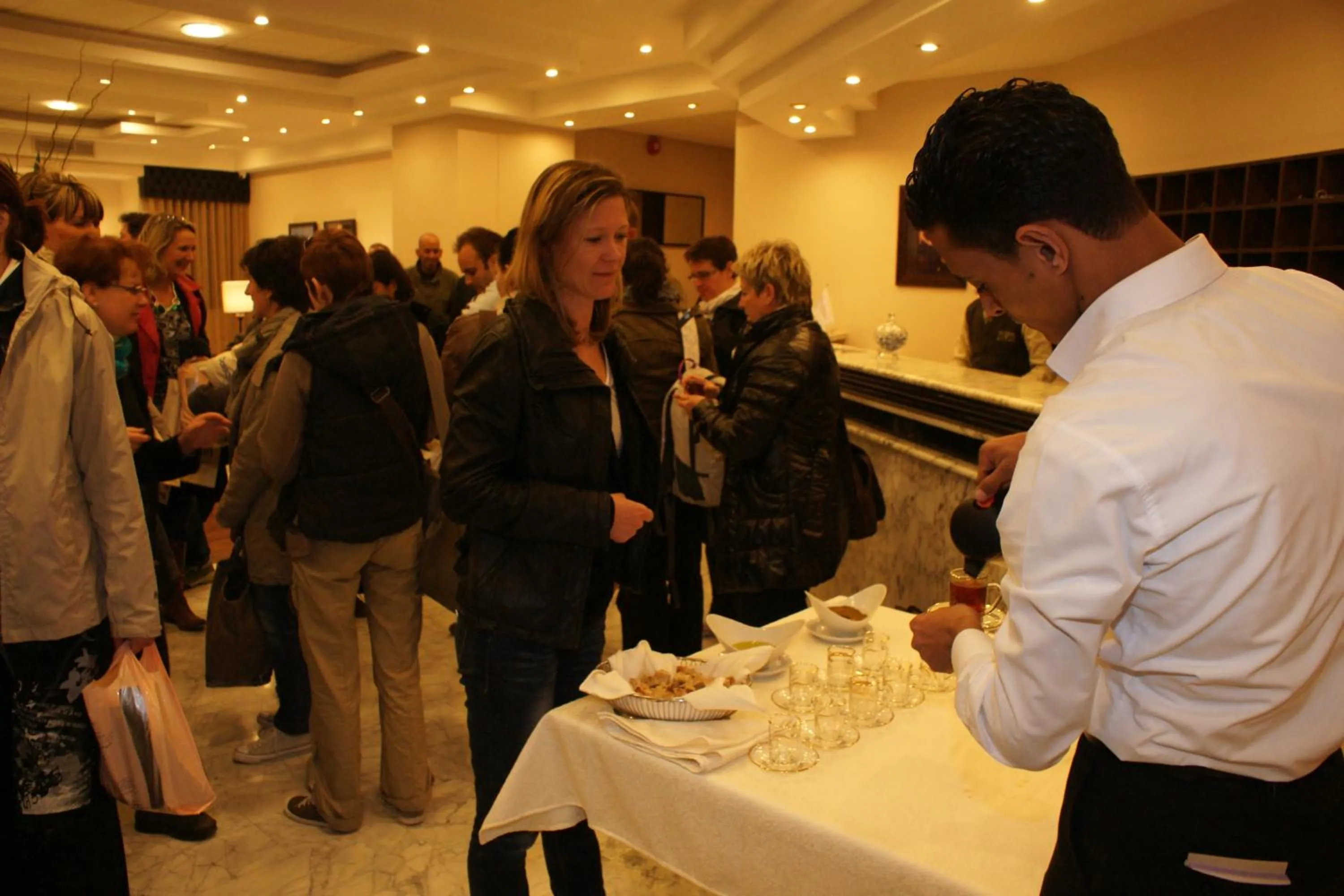 People in La Maison Hotel