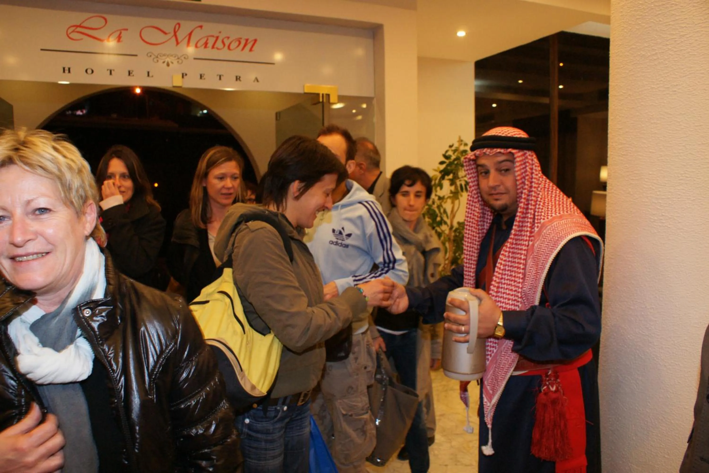 People in La Maison Hotel