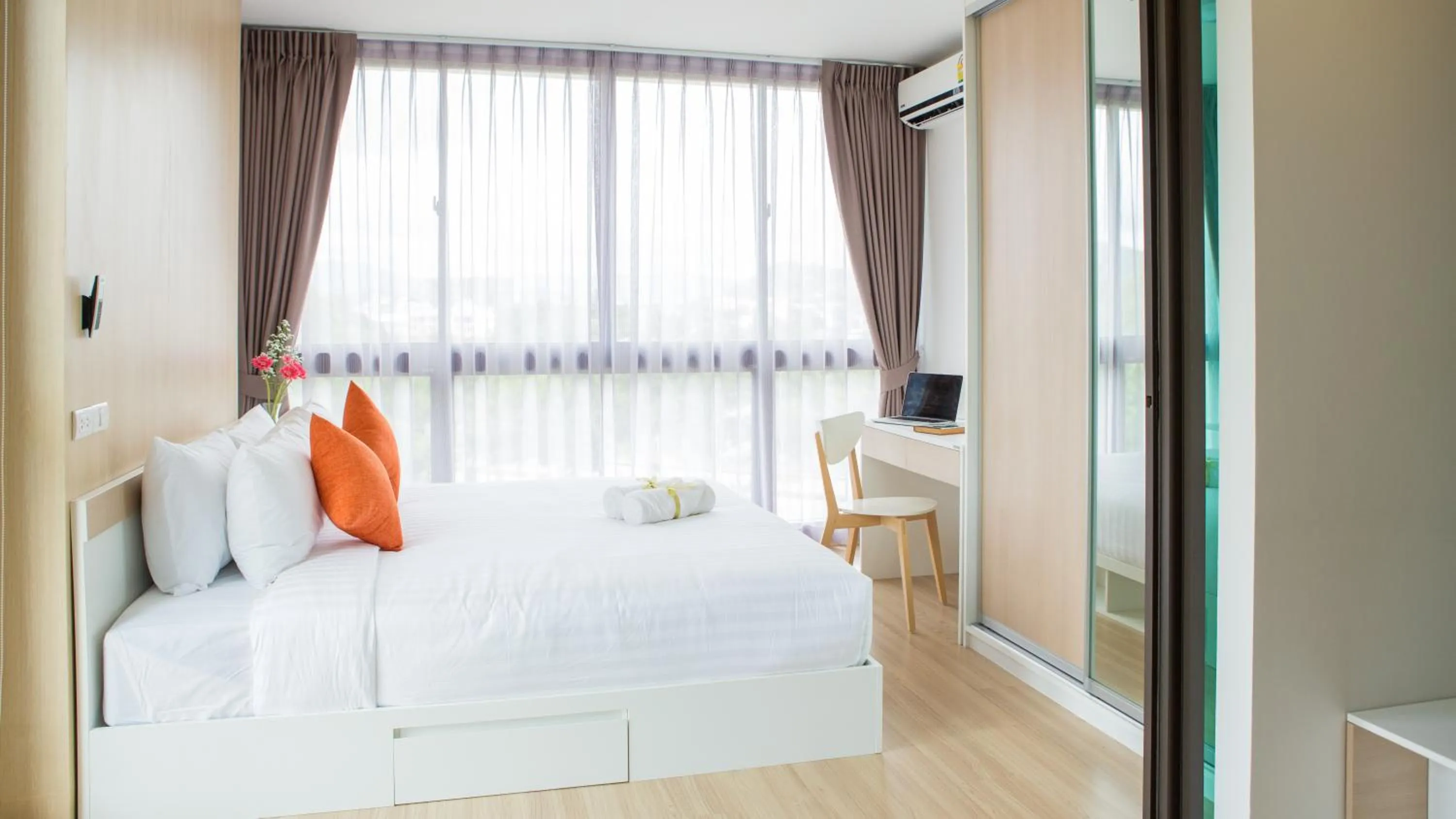 Bedroom, Bed in Connext Residence Phuket