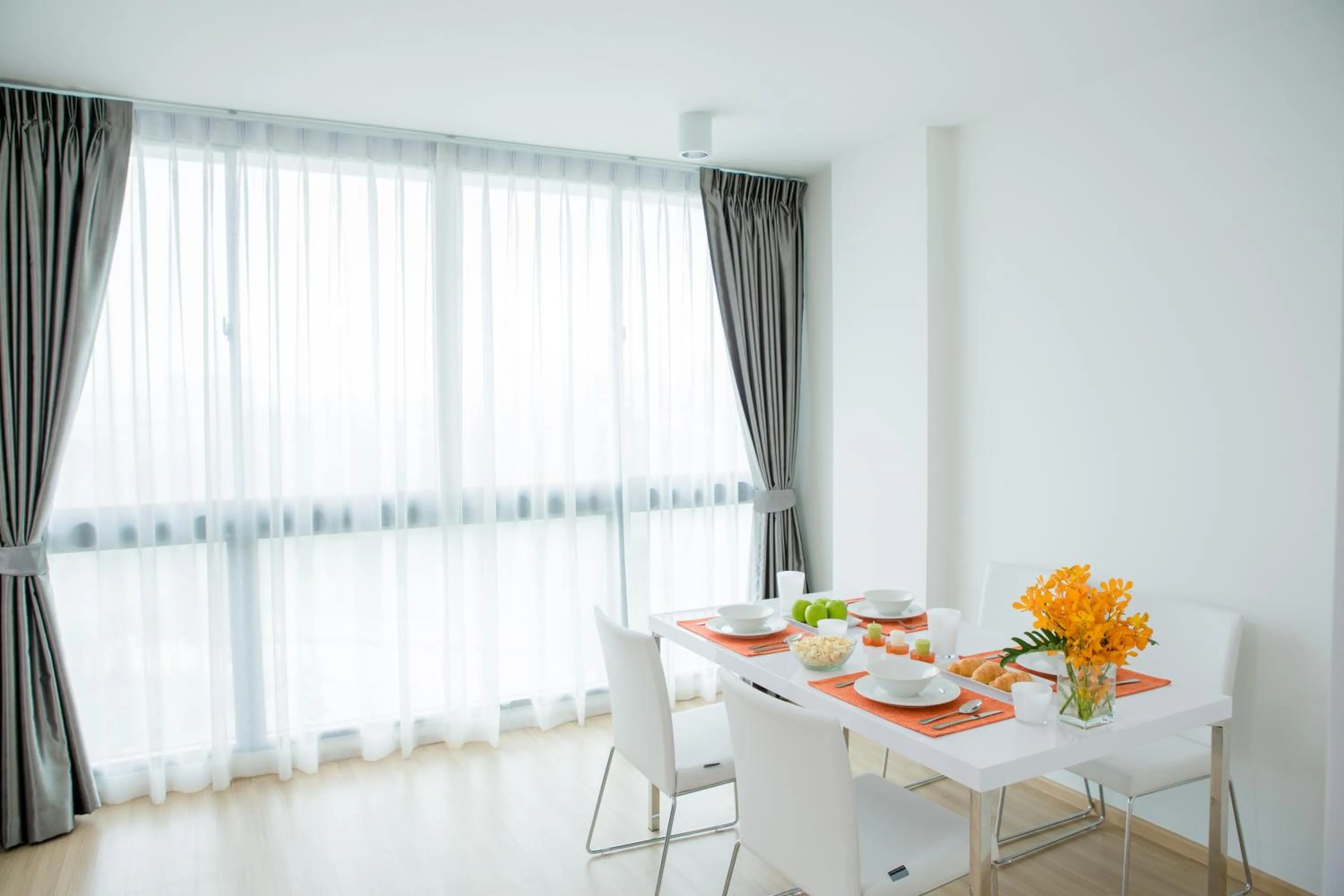 Dining area in Connext Residence Phuket