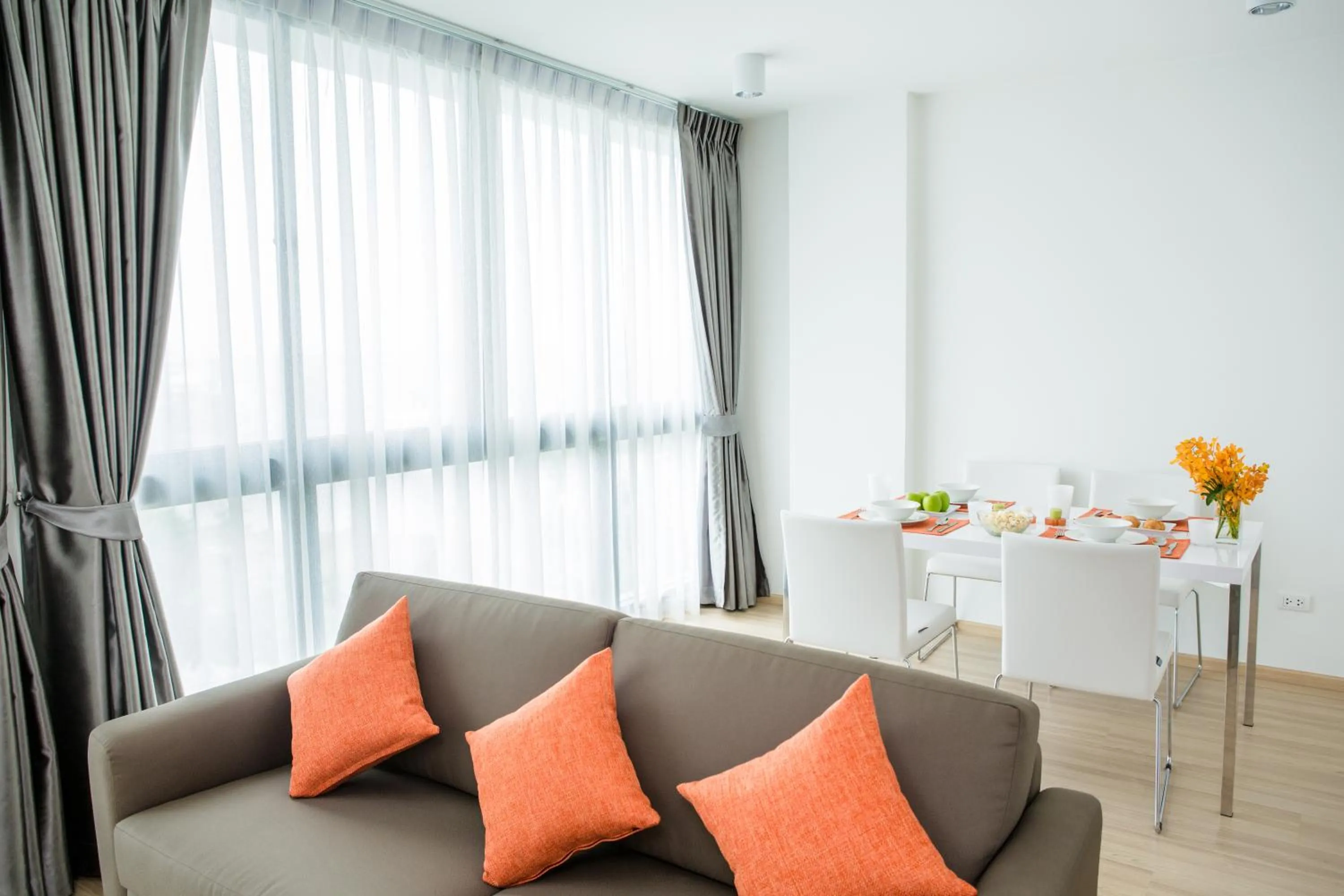 Dining area in Connext Residence Phuket