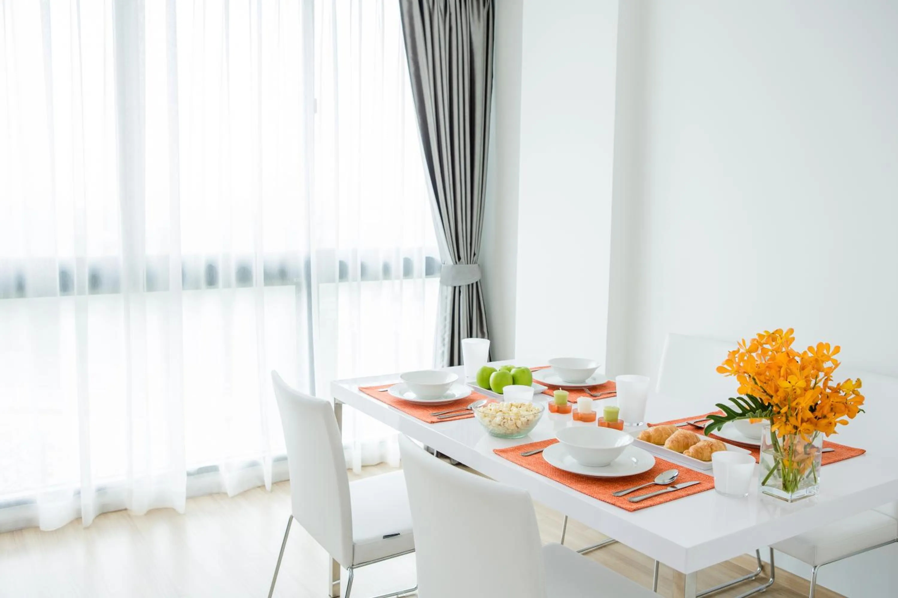 Dining area in Connext Residence Phuket