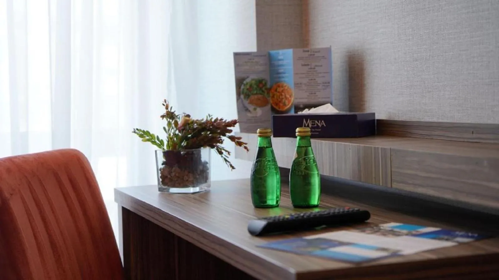 Bed in MENA Tyche Hotel Amman