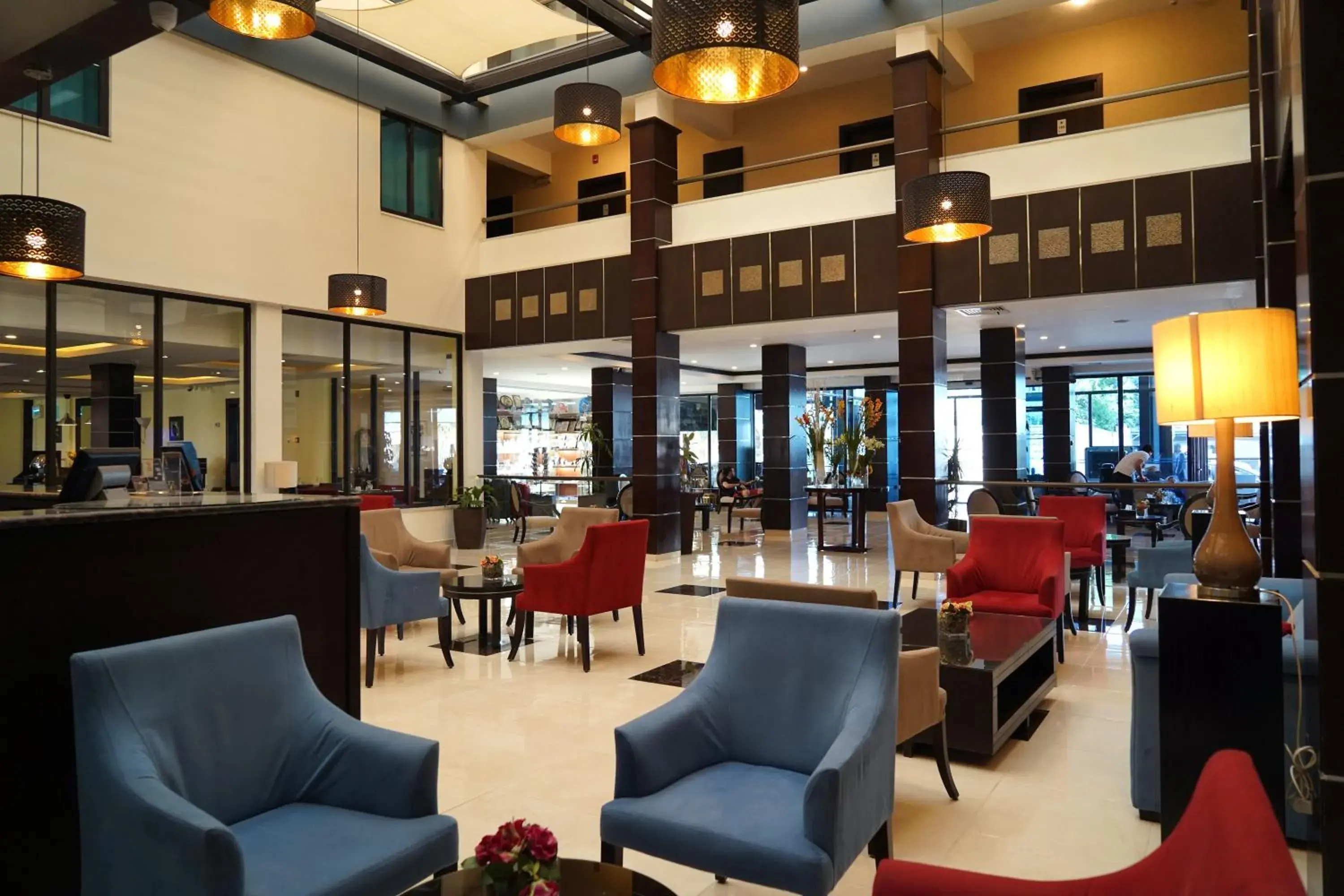 Lobby or reception in MENA Tyche Hotel Amman Lobby or reception in MENA Tyche Hotel Amman