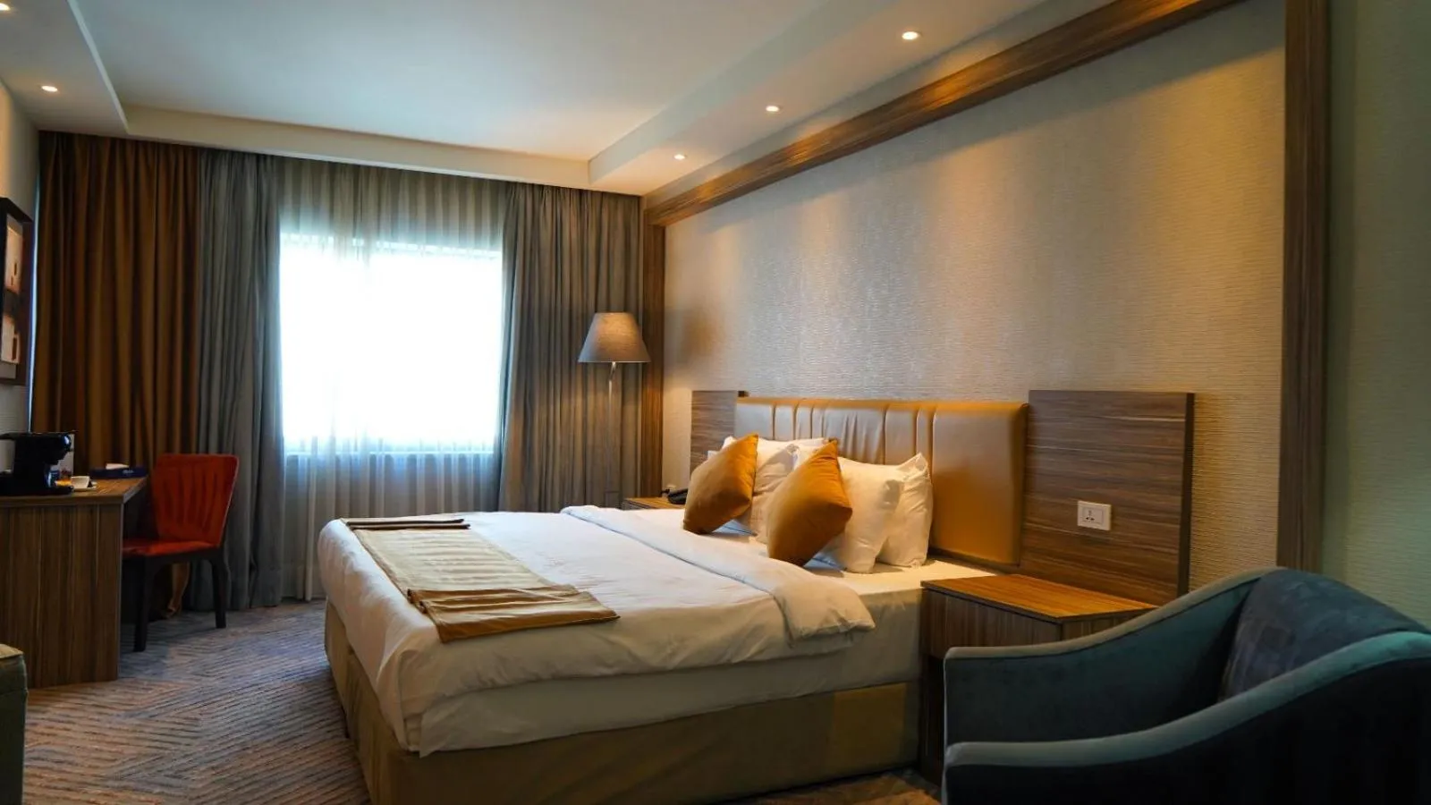 Bedroom, Bed in MENA Tyche Hotel Amman